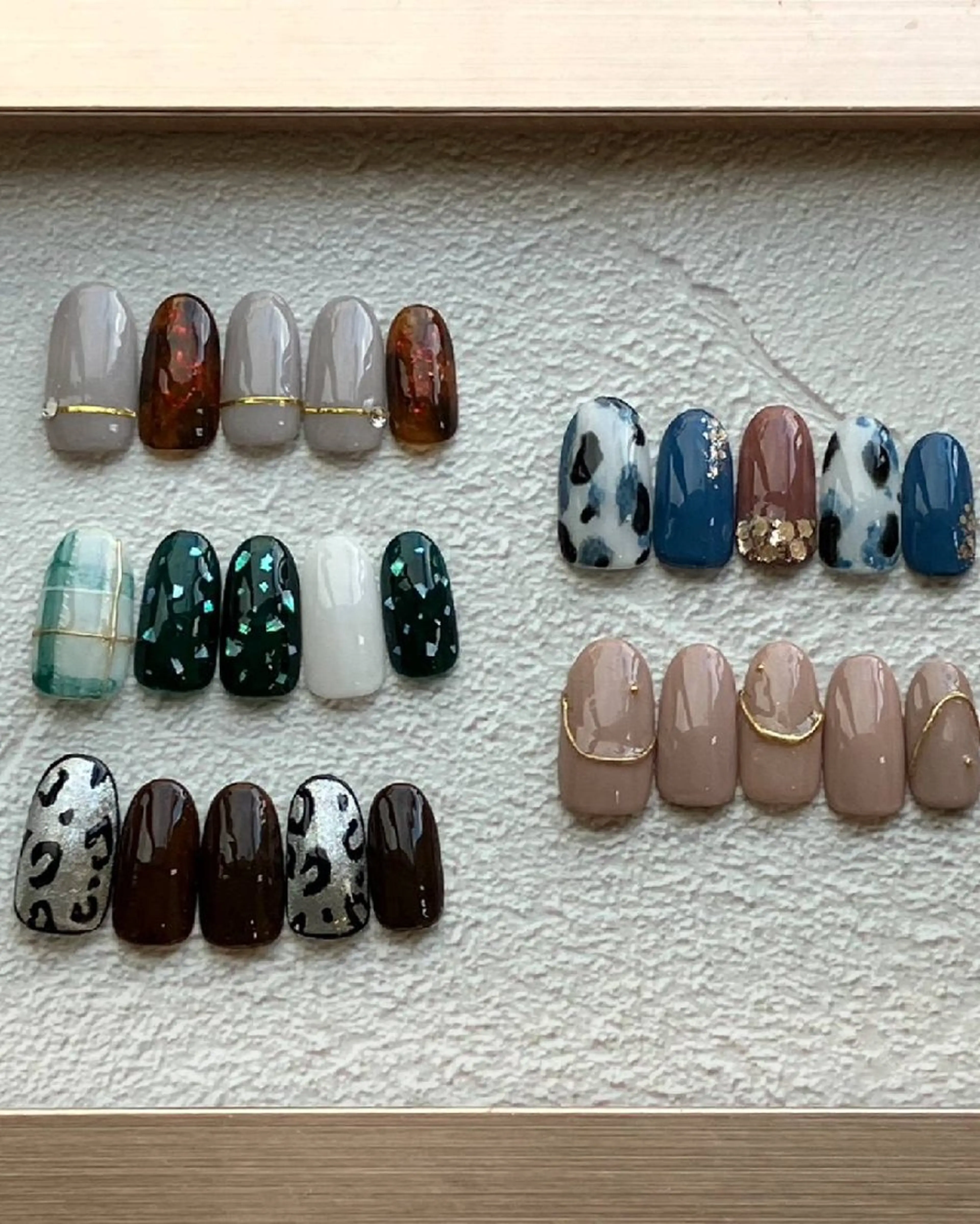 ネイル アニマル柄 べっ甲ネイル マグネットネイル ミラーネイル ワンカラーネイル ハンドネイル felicita服部店所属・felicita fumi♡のネイルデザイン