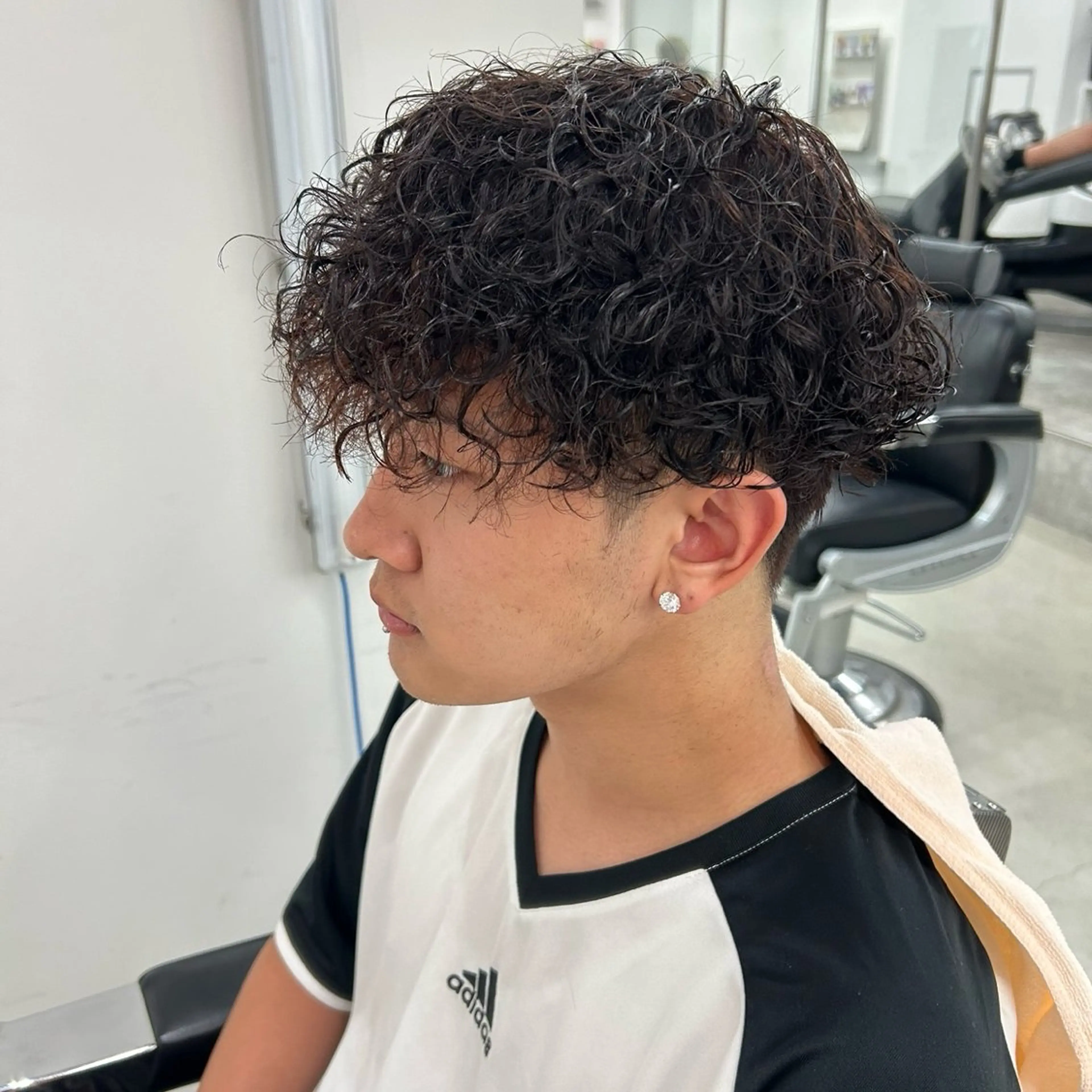 メンズ カット パーマ 安達 脩人のヘアスタイル