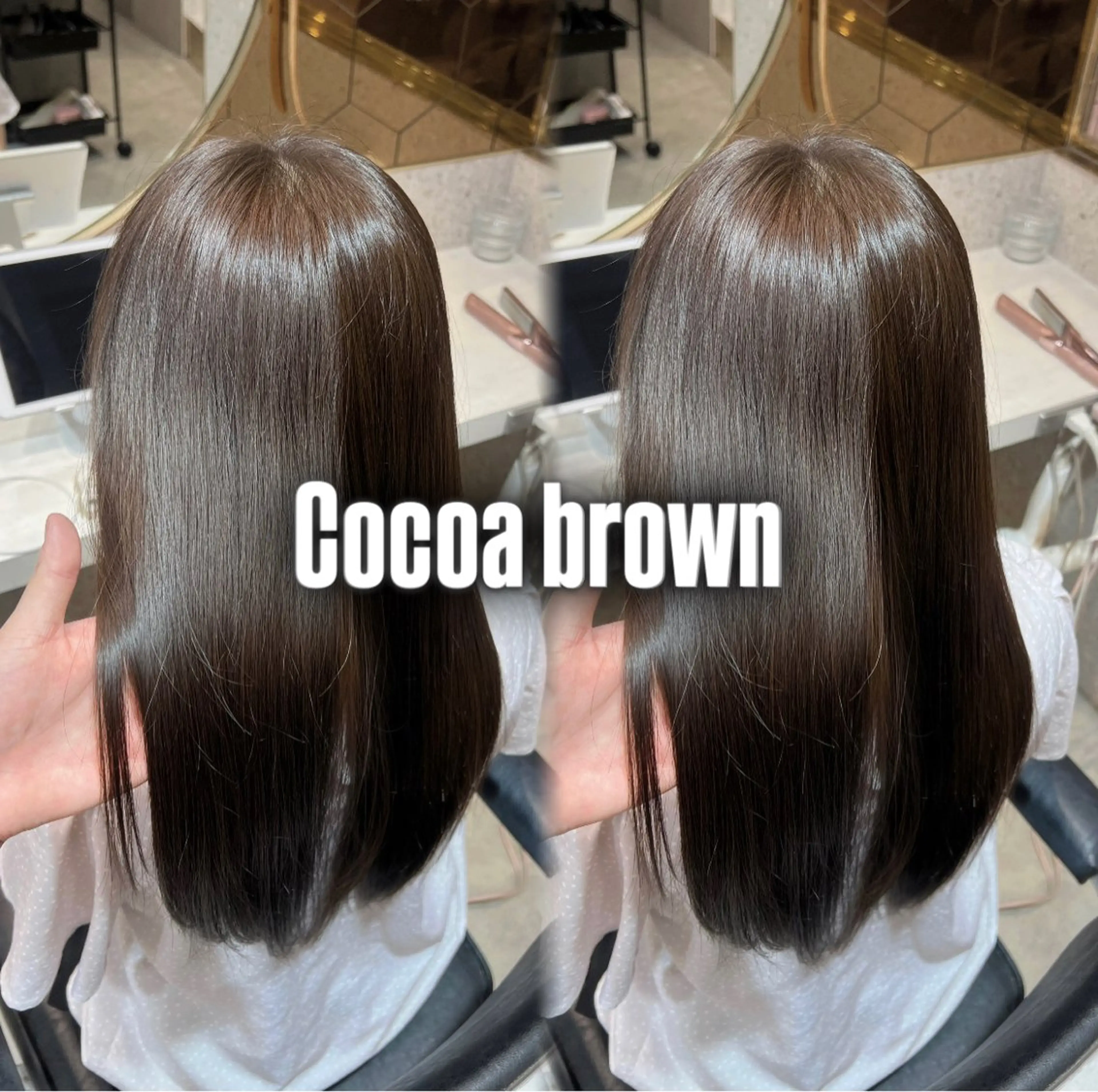 《ミニモ学割》艶感カラー🫧 × 1step treatment 💞超音波アイロン付き✨の写真