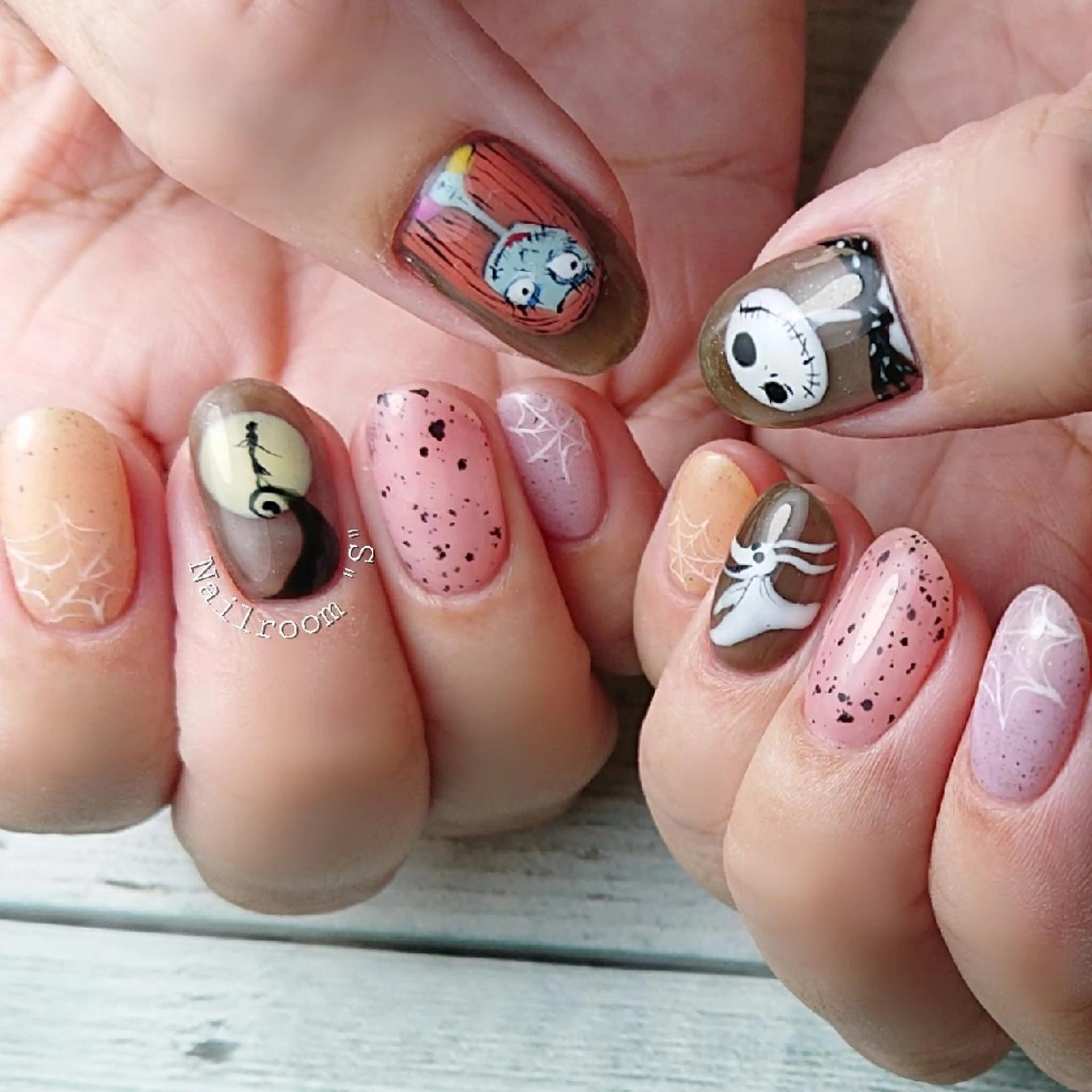 ネイル ハロウィン ハンドネイル ハンドケア Nail room  "S"  SAKAIのネイルデザイン