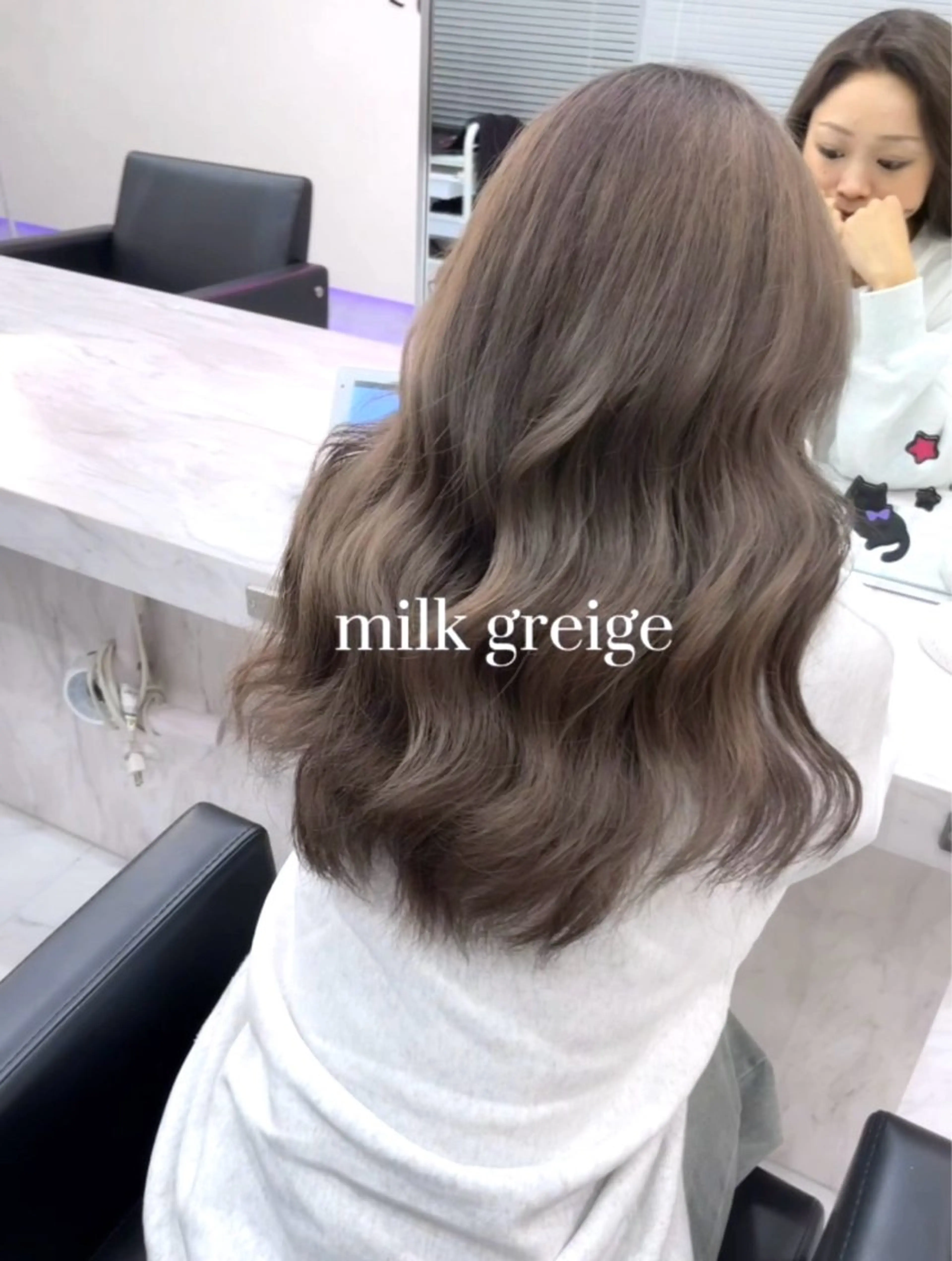 カラー ヘアカラー mignon あゆみのヘアスタイル