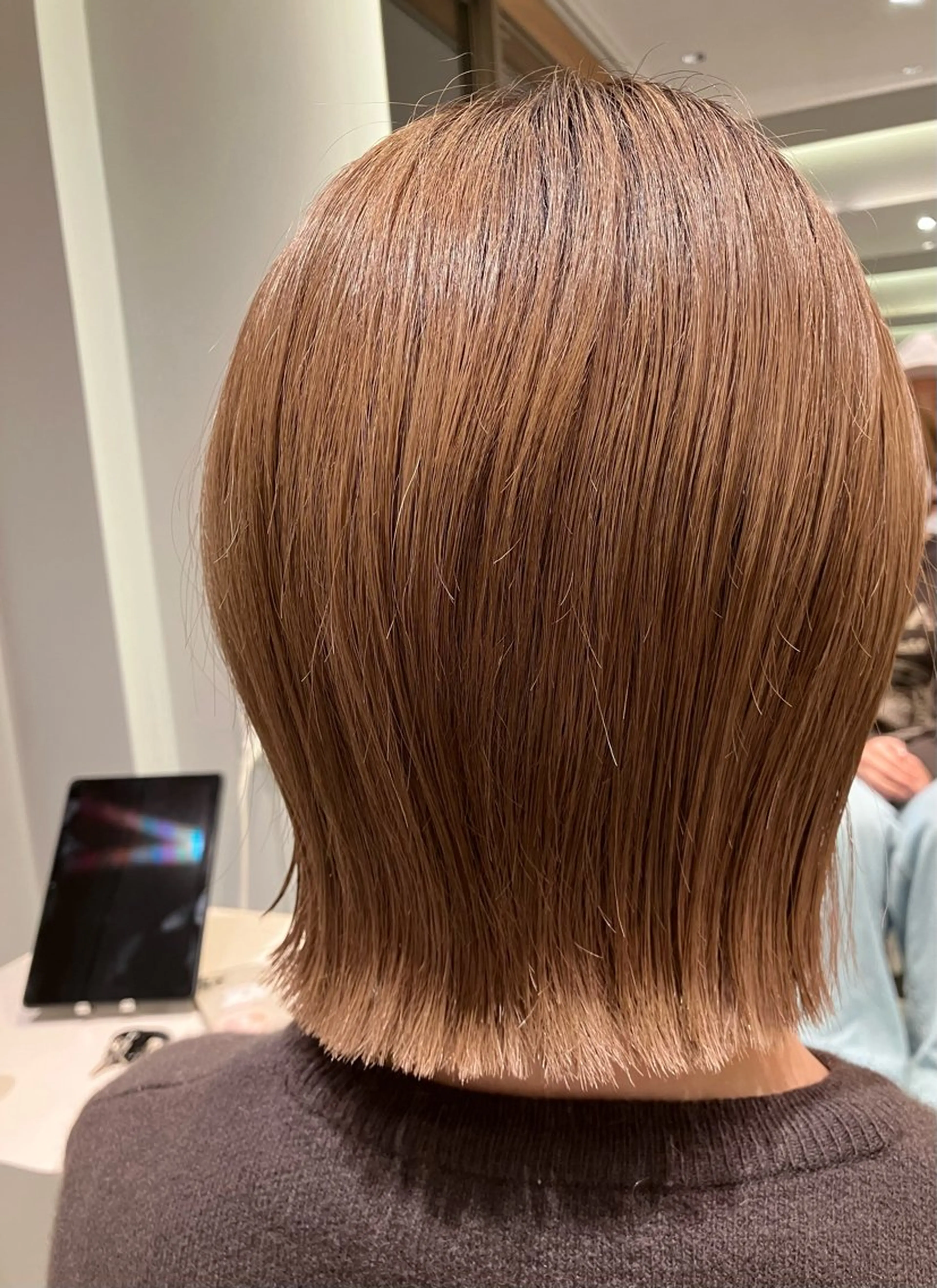 ミディアム ボブ くびれヘア OCHIAI KEISUKEのヘアスタイル