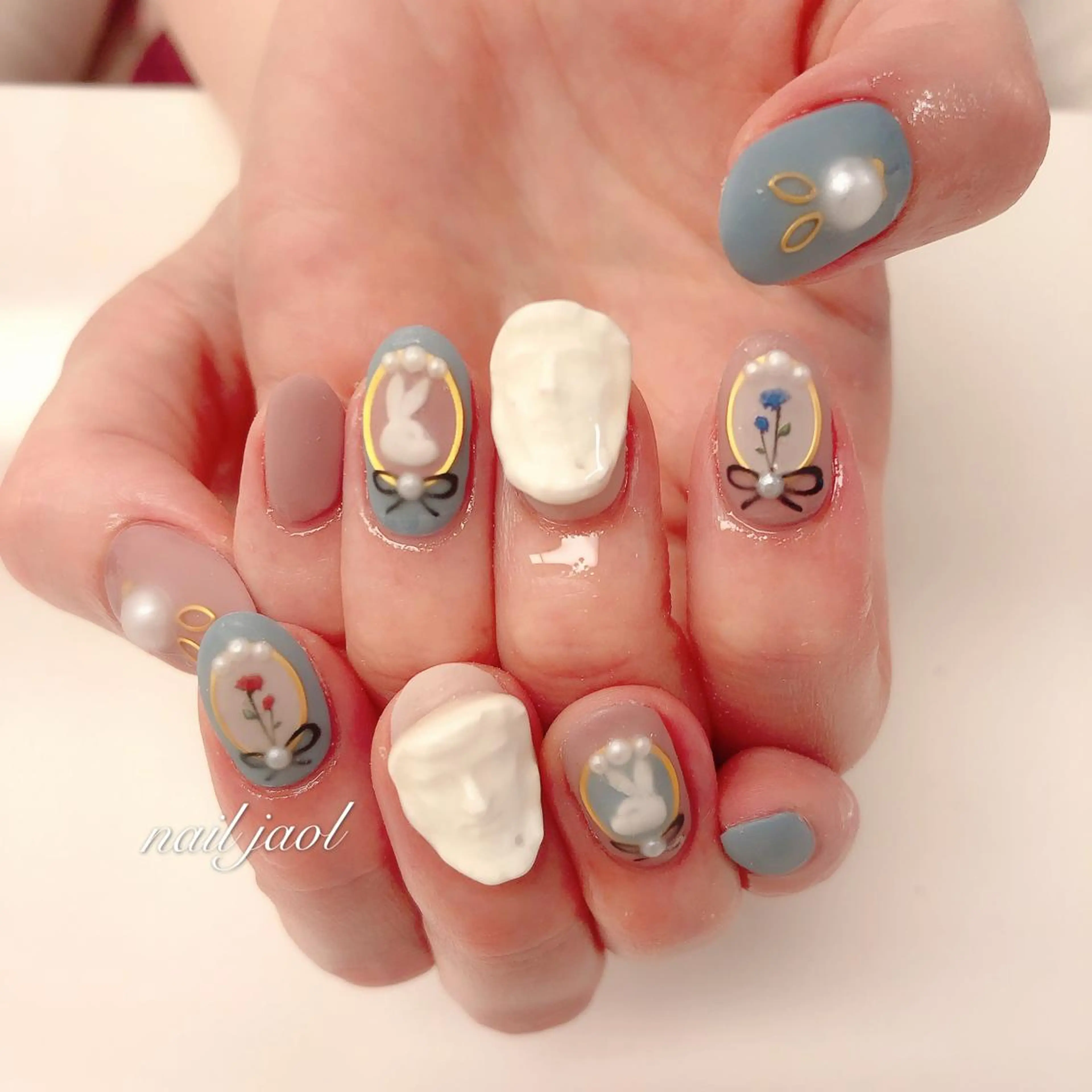 ミディアム nail jaol池袋店所属・ネイルJaol 池袋のネイルデザイン