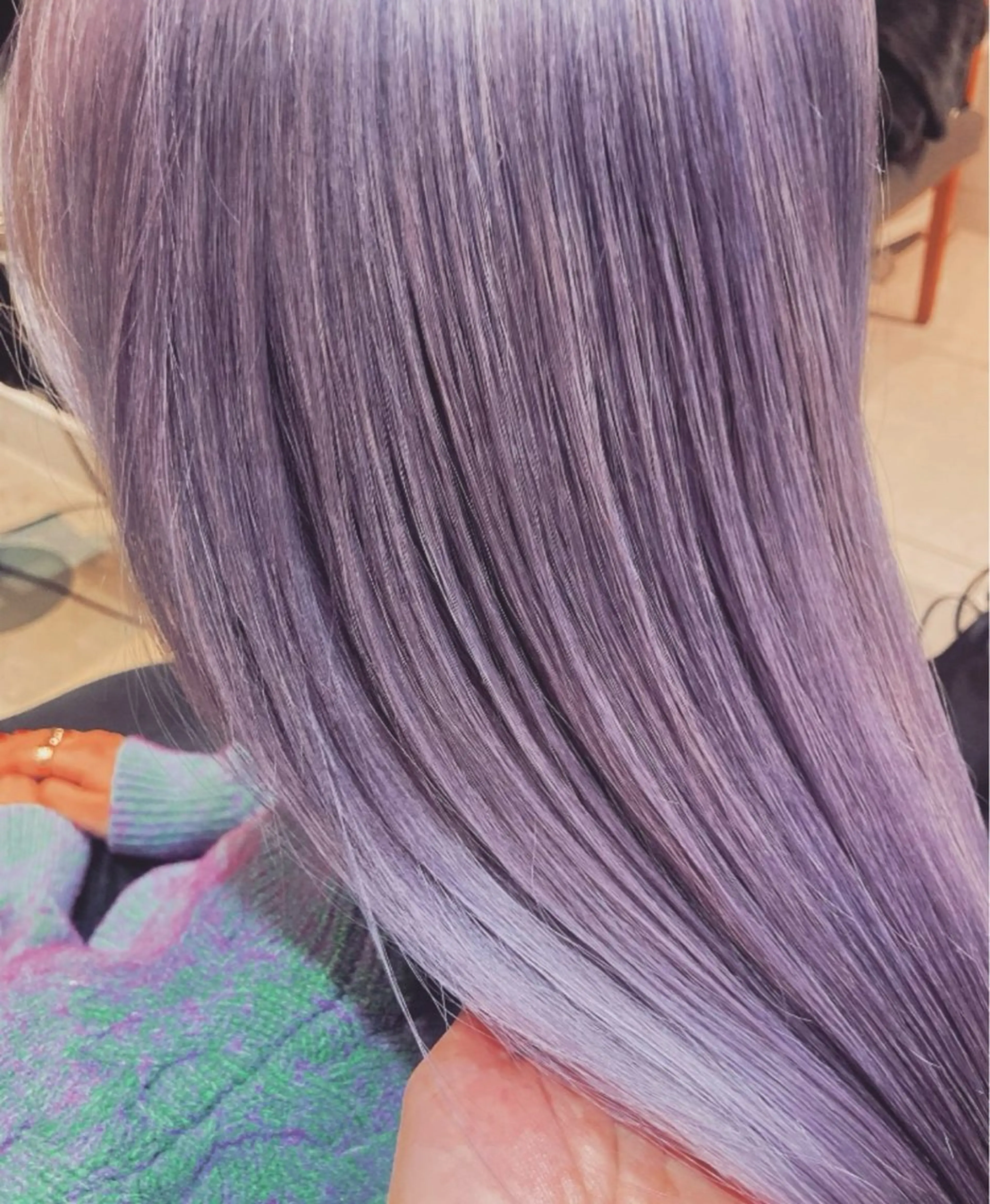 ミディアム パープルカラー 🌈ウルトワ水素 髪質改善naru🌈のヘアスタイル
