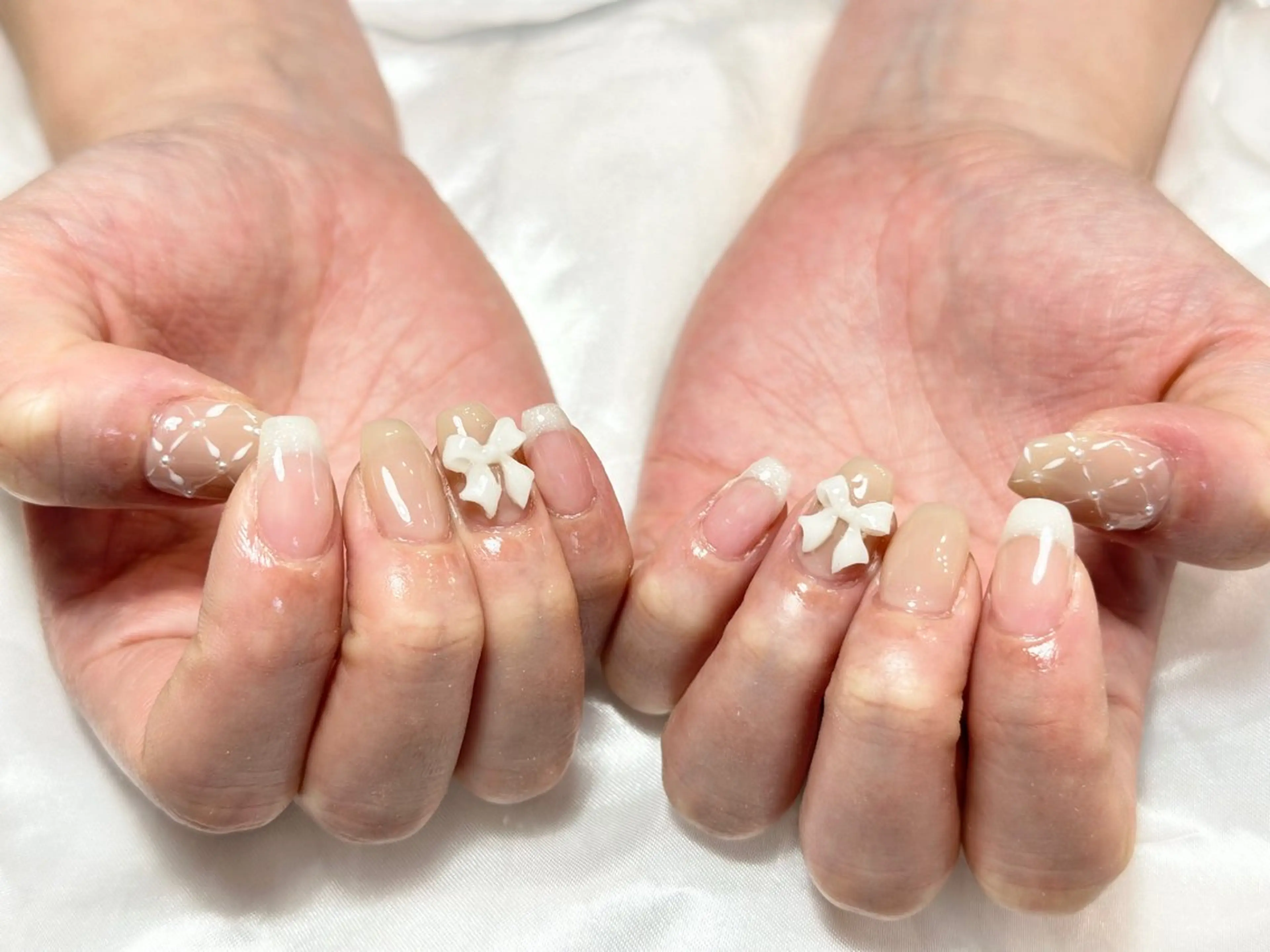 ネイル シンプルネイル ワンホンネイル 【パラジェル・フィルイン】Nailsalon　Merci東中野所属・Merci shigaのネイルデザイン