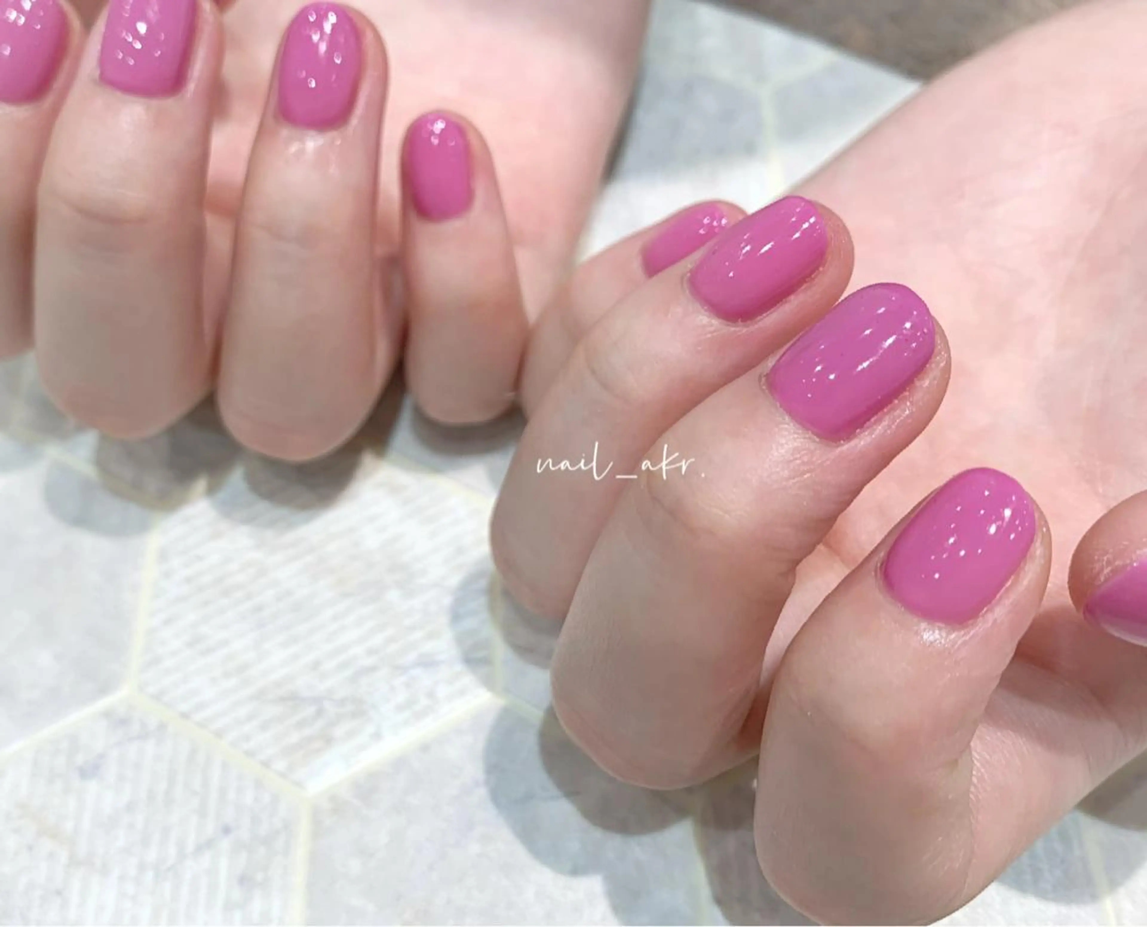 ネイル ピンク nailAVANCE akariのネイルデザイン