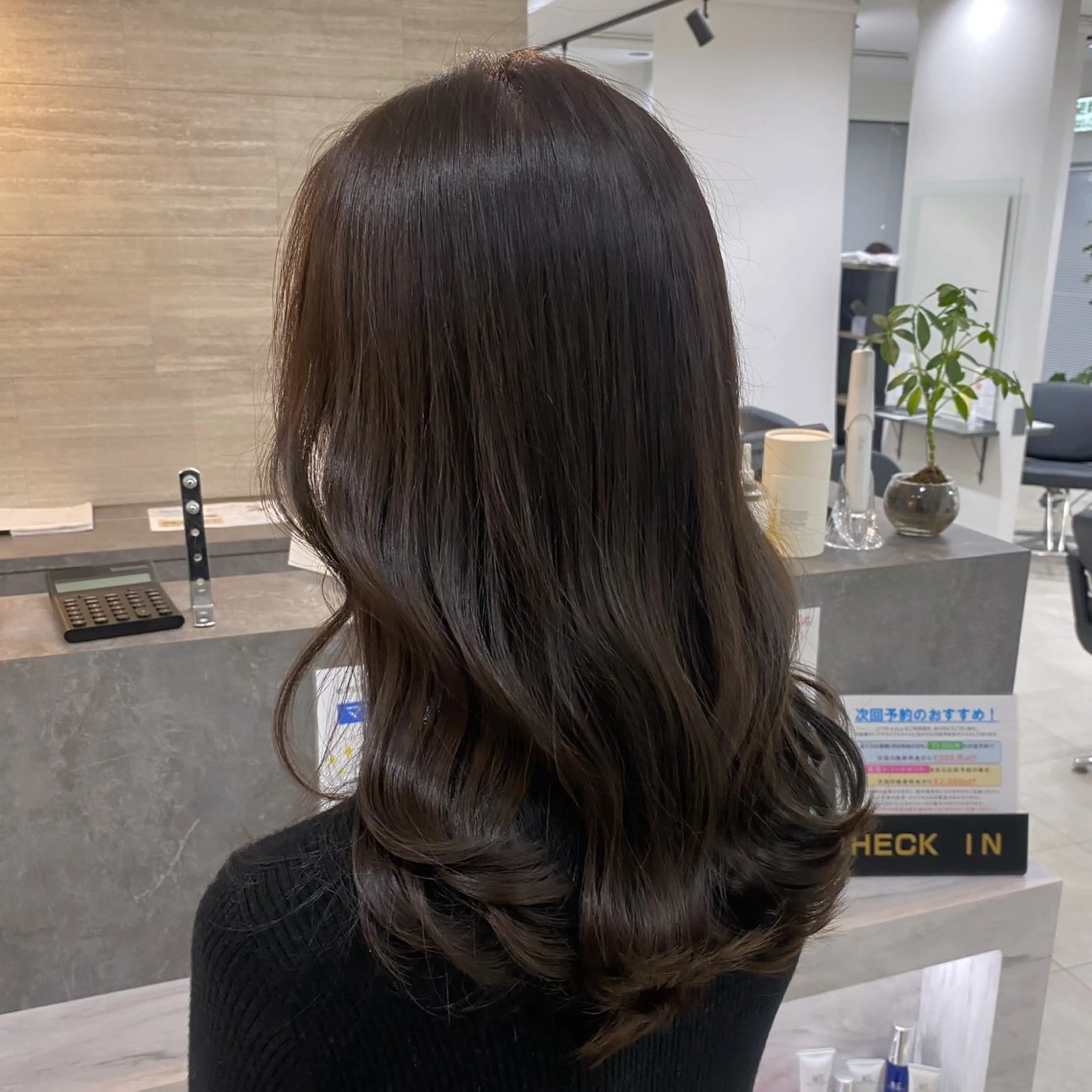 ロング カットモデル/ 透明感ヘア/成瀬裕介のヘアスタイル