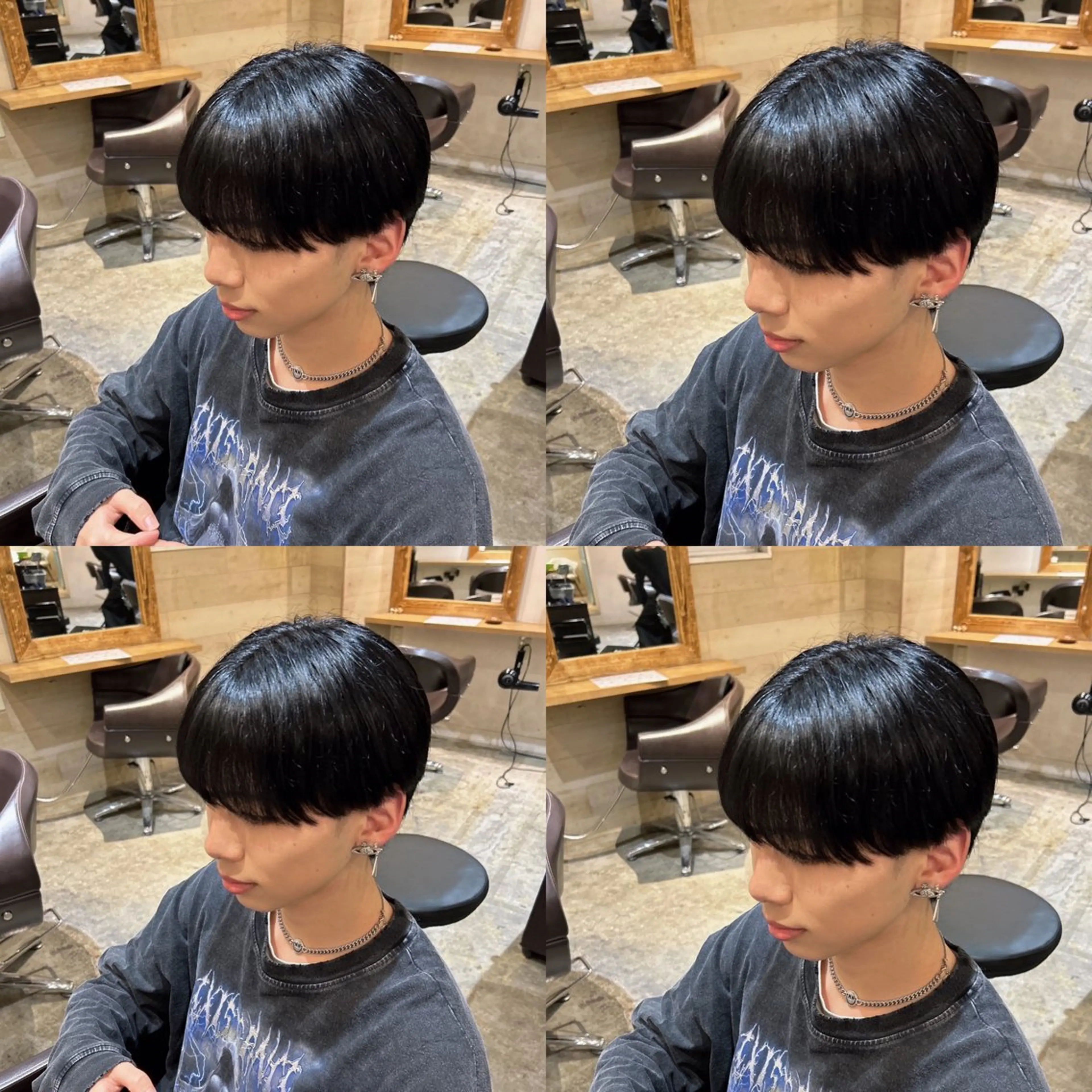 ショート カラー メンズ 半個室/縮毛矯正 髪質改善🇰🇷早坂のヘアスタイル