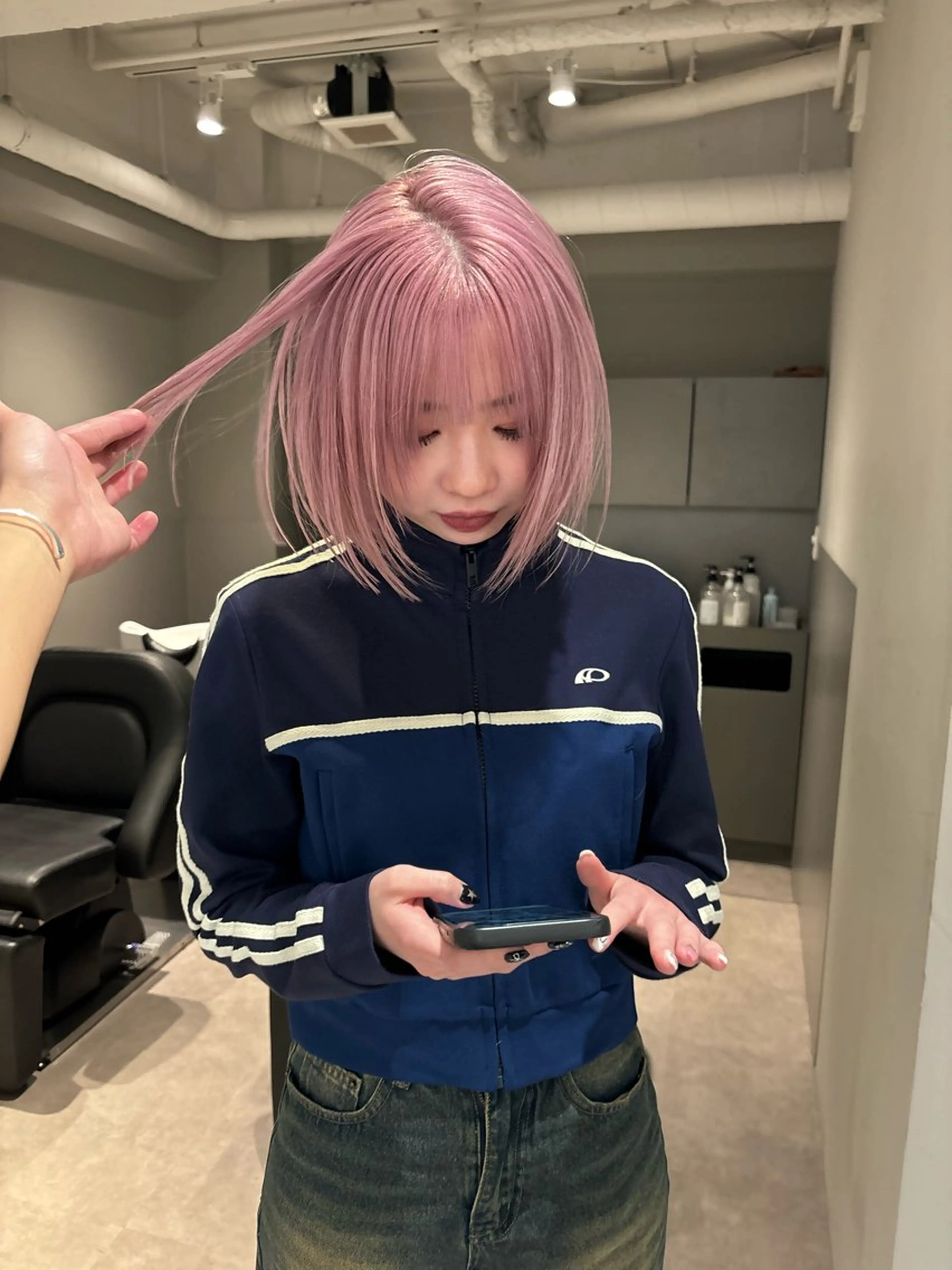 ショート カラー カット ヘアカラー ハイトーン/ ボブ 中村麟のヘアスタイル