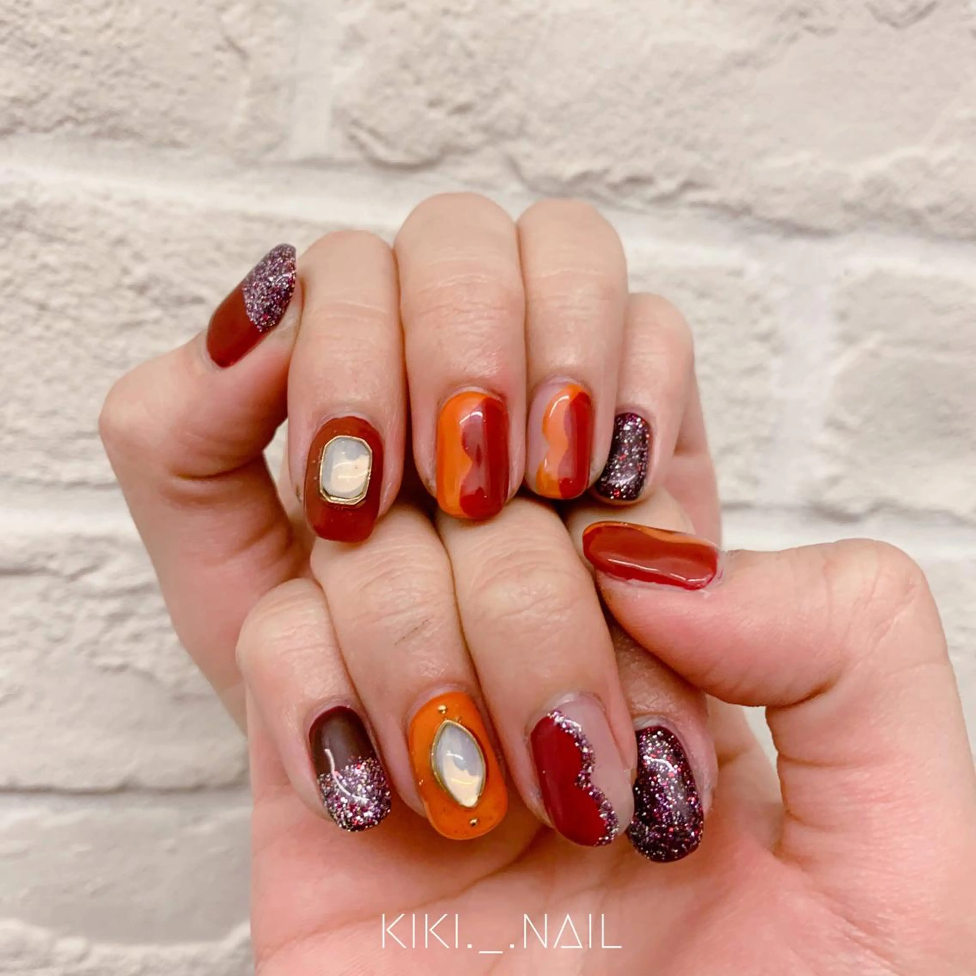 ネイル ハンドネイル HAIR & FACE EDGE（エッジ）所属・kiki ._.nailのマツエク・マツパデザイン