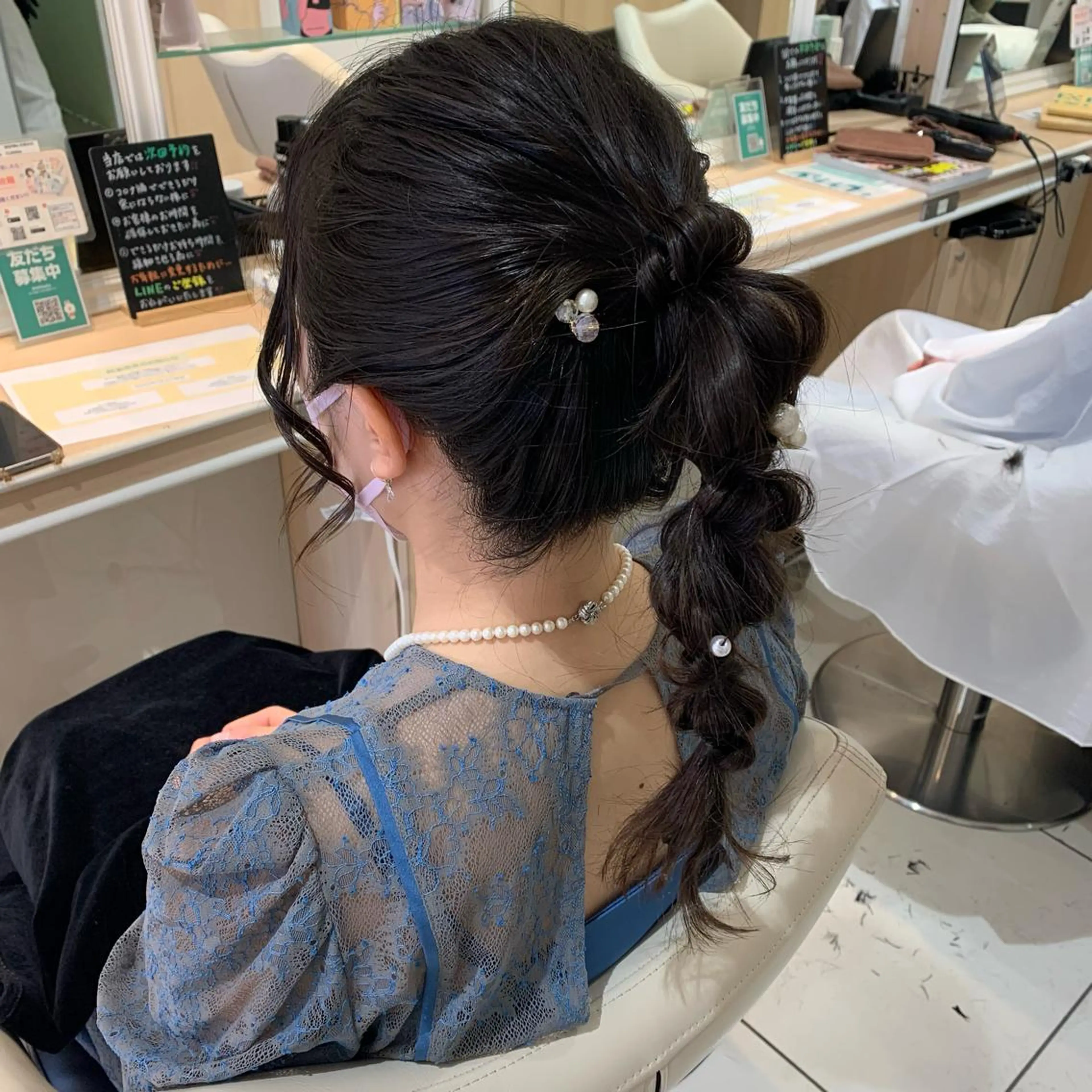 ロング ヘアアレンジ ヘアセット 宮永 璃沙のヘアスタイル