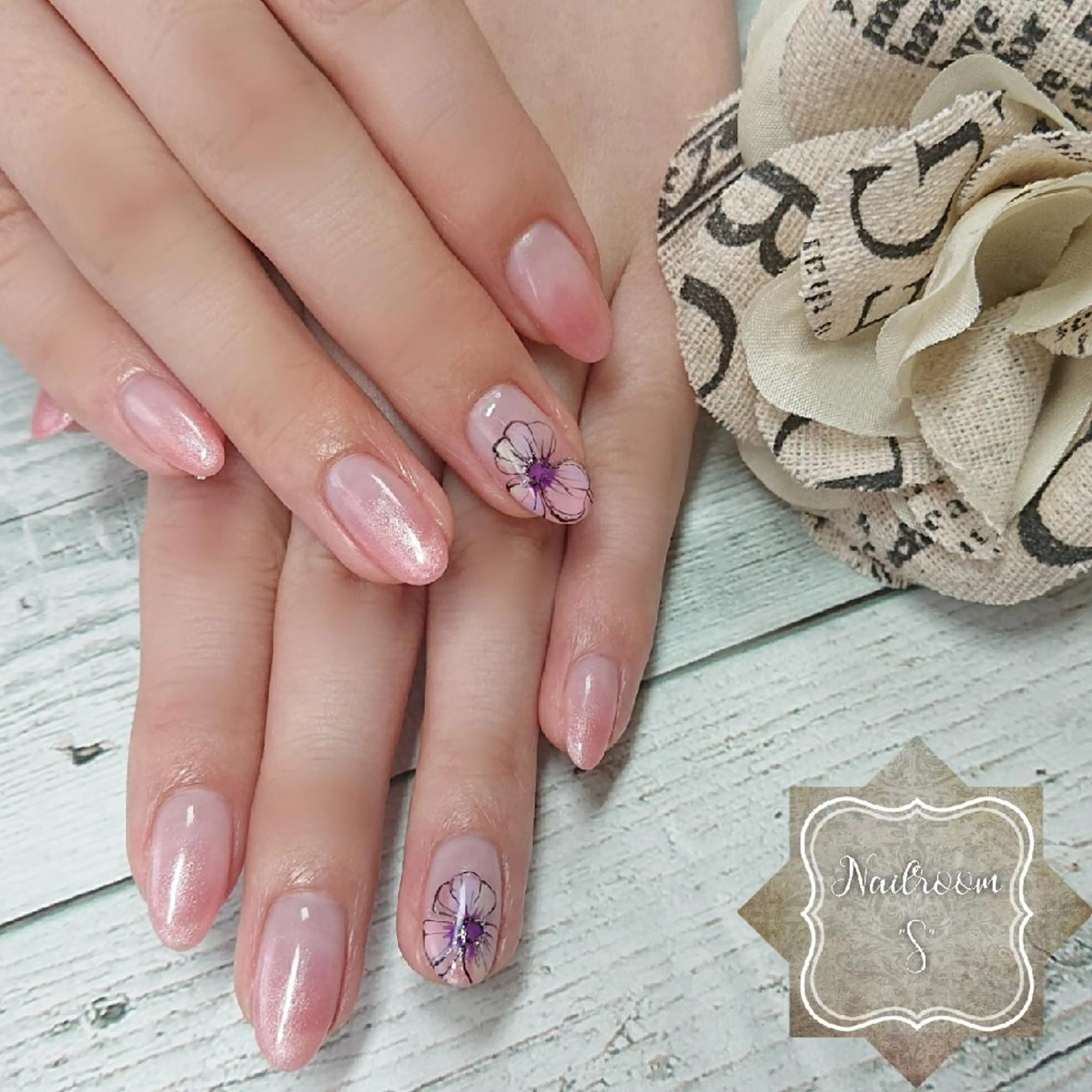 ネイル フラワーネイル パステルネイル ハンドネイル ハンドケア Nail room  "S"  SAKAIのネイルデザイン