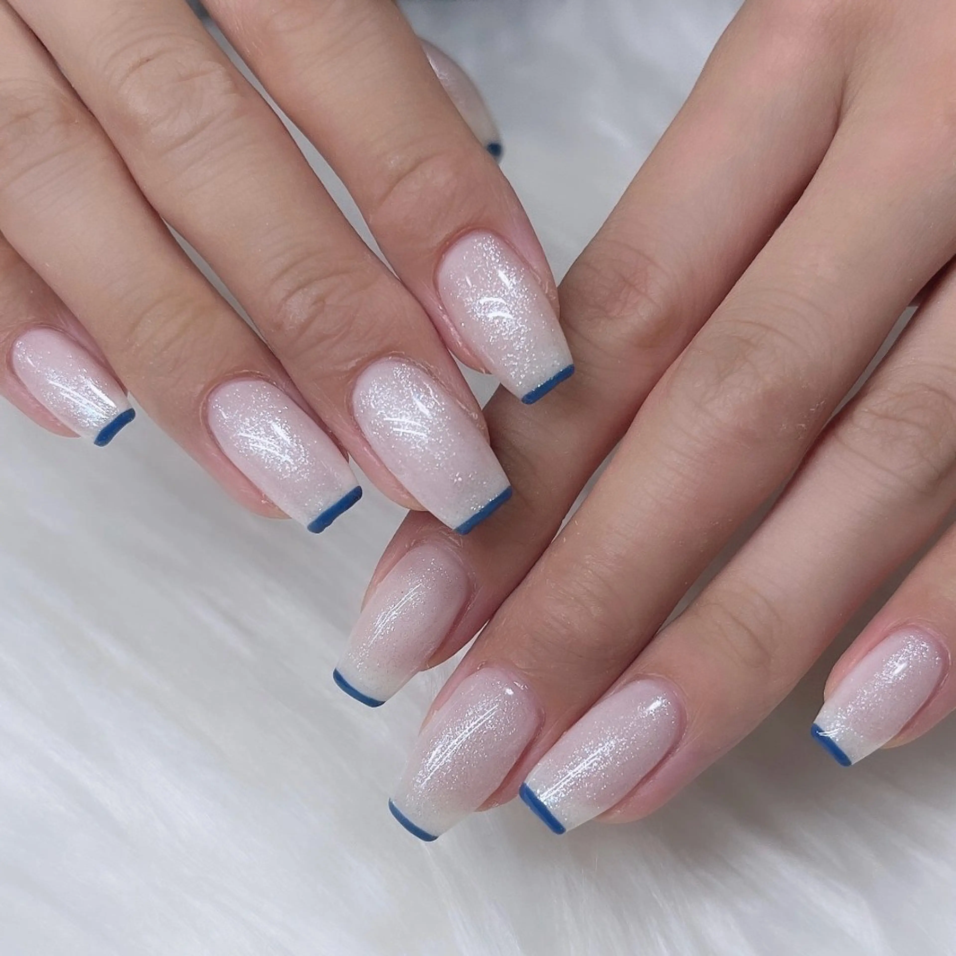 ネイル アートネイル キラキラネイル 韓国ネイル ラメ(グリッター) ロングネイル ハンドネイル 🐕🦺Yappy 💗A-tanのネイルデザイン