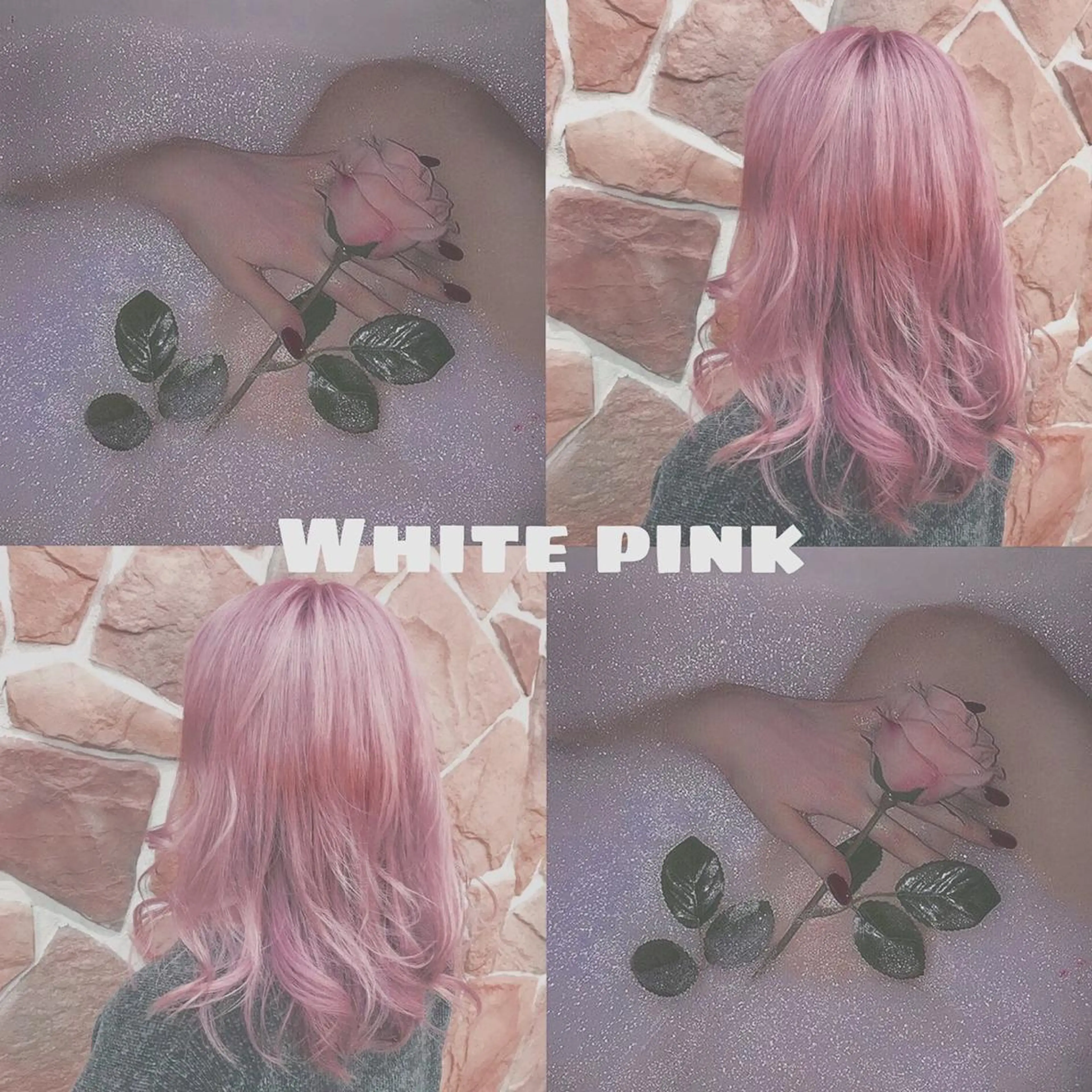 ミディアム カラー ブリーチ ピンクカラー エリアNo.1カラー ⭐️hikaru⭐️のヘアスタイル