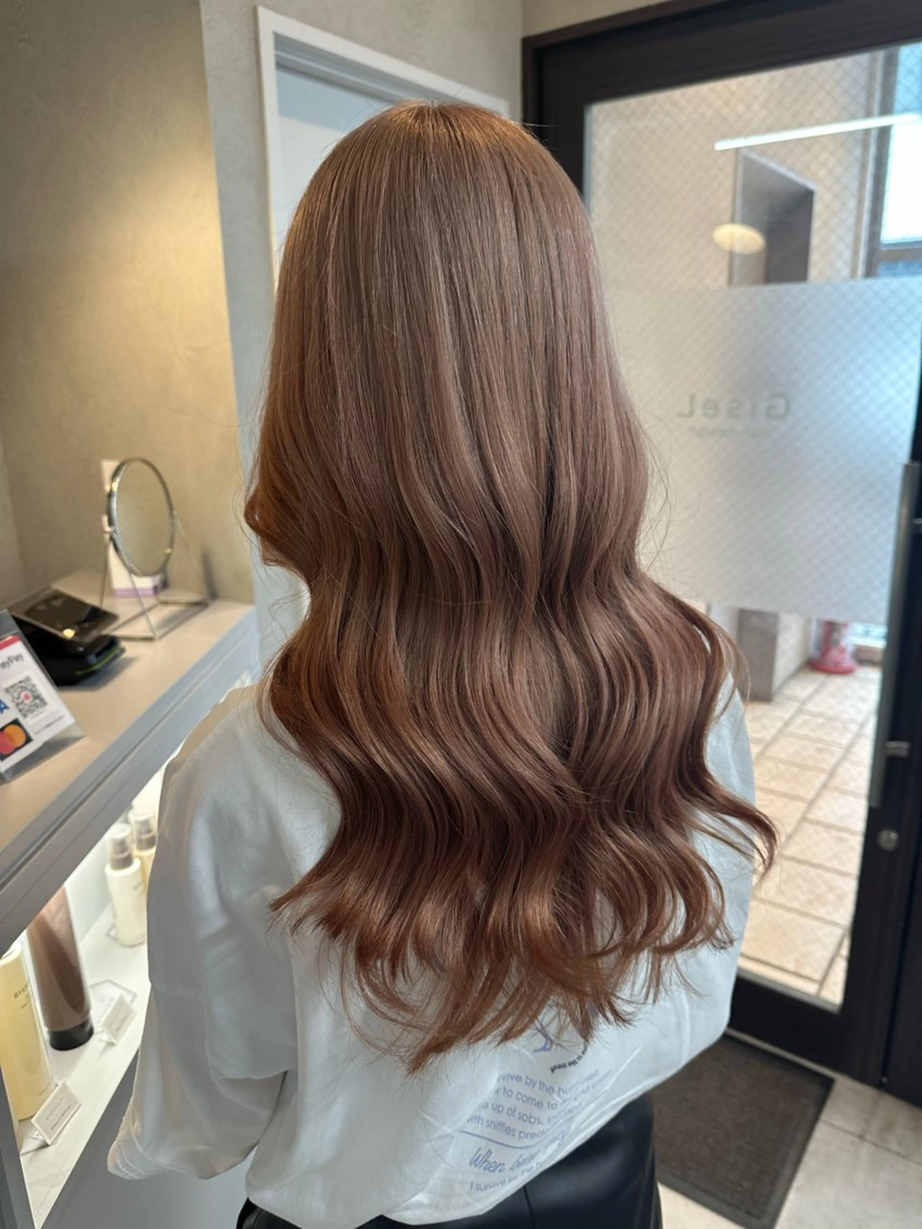 💖人気no.1💖透明感ダブルカラー＋トリートメントの写真