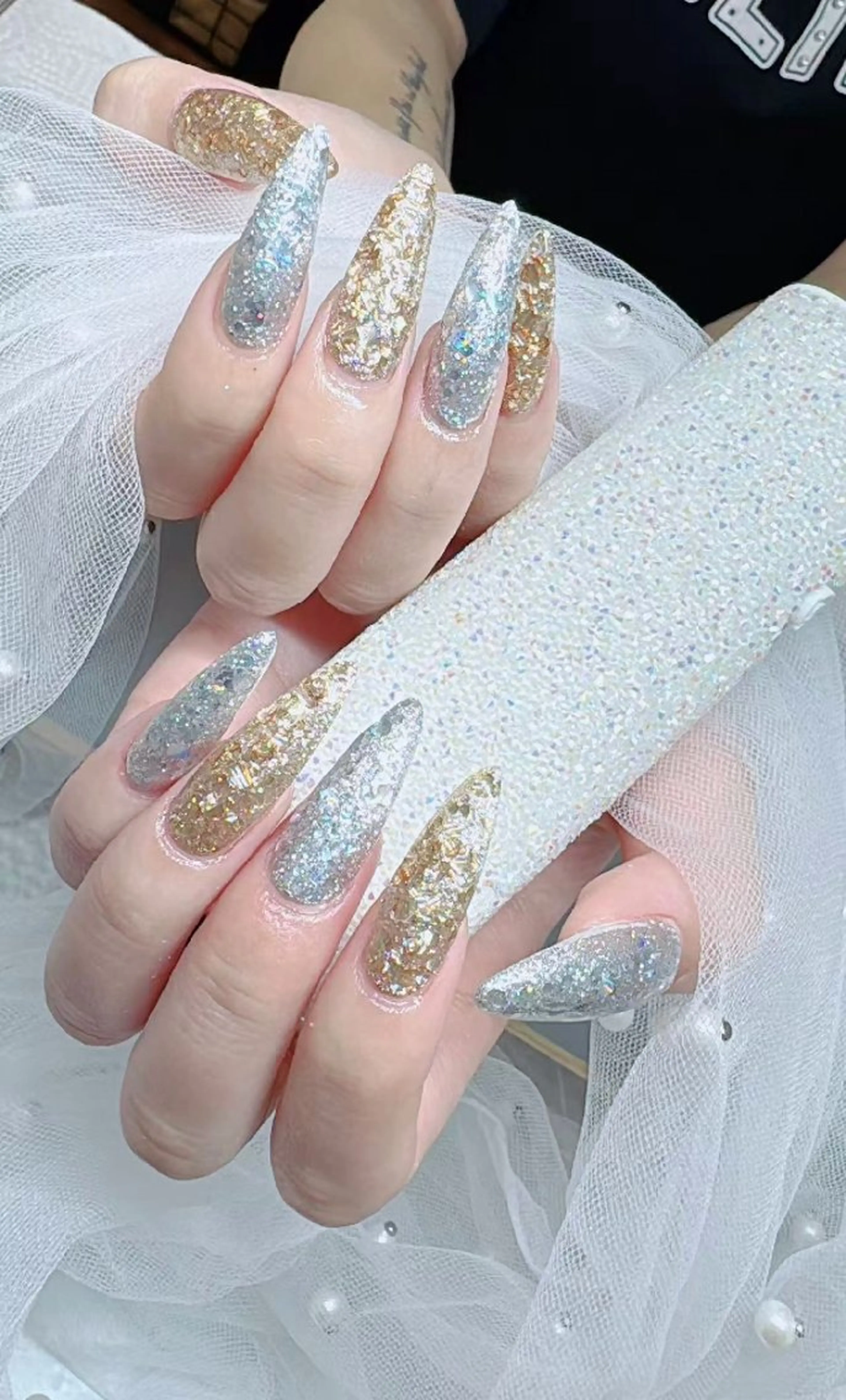 ネイル フットネイル フレンチネイル ジェルネイル ガラスフレンチ 韓国ネイル ハンドネイル ハンドケア The  Nail 新大久保店のその他イメージ