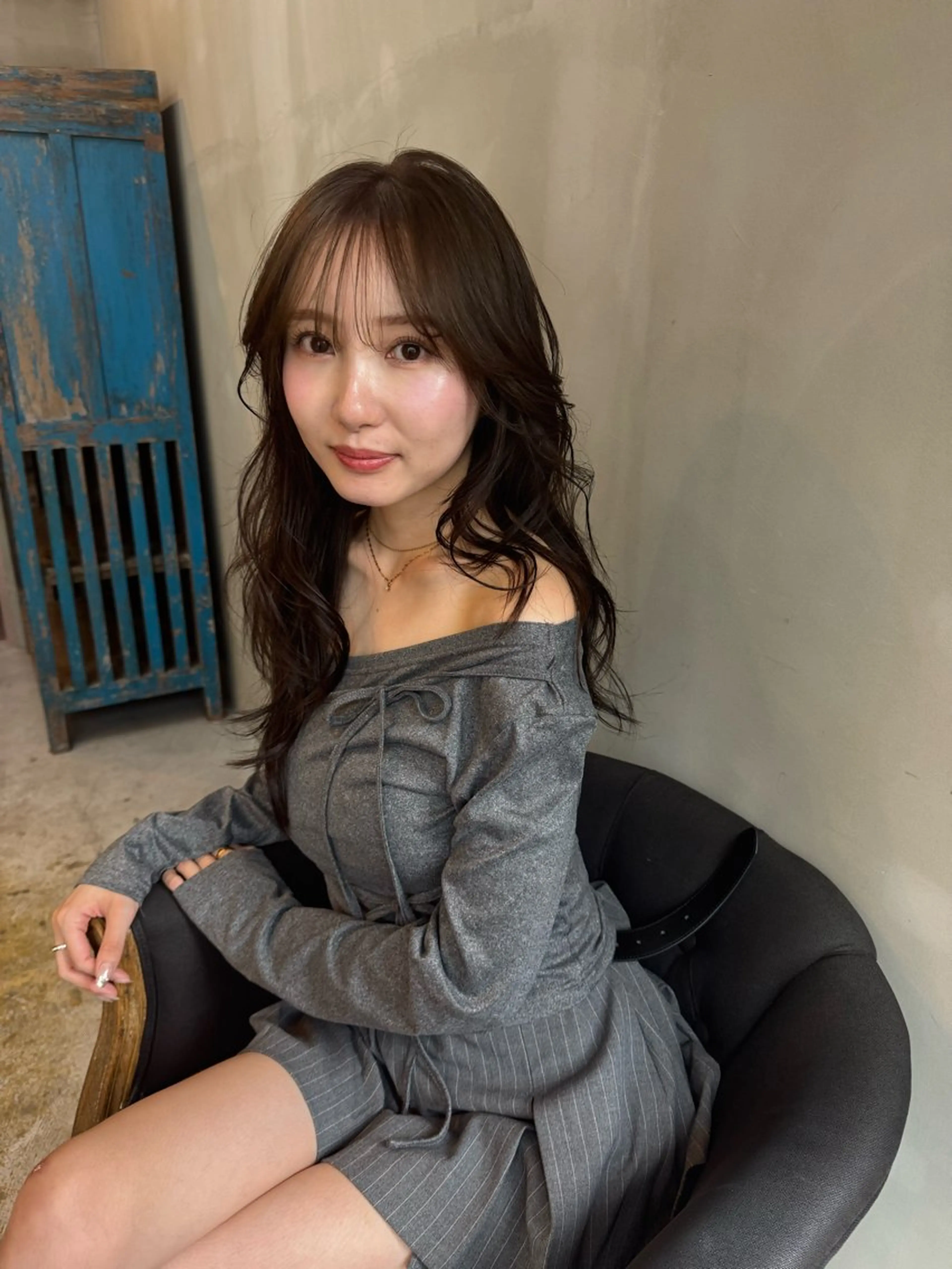 ロング カット ヘアカラー トリートメント 韓国 / 中国ヘア 🦋Noniのヘアスタイル