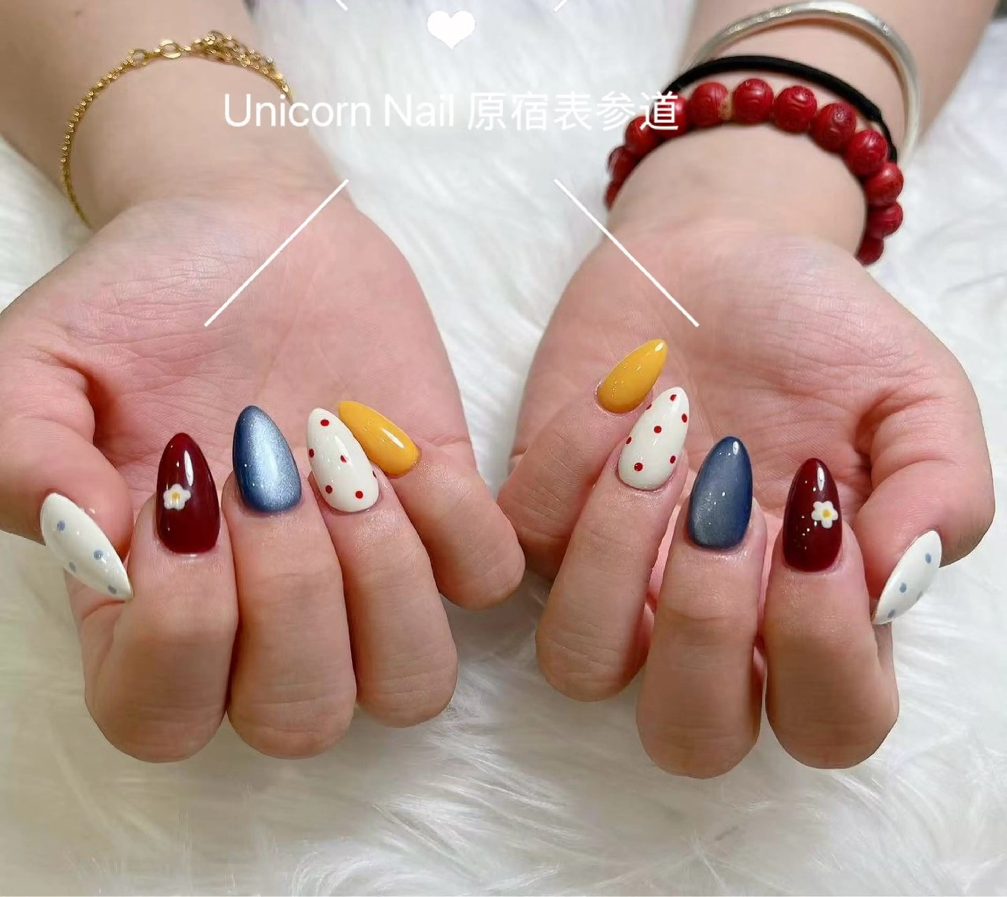 ネイル 持ち込み ハンドネイル Unicorn Nail原宿表参道のネイルデザイン