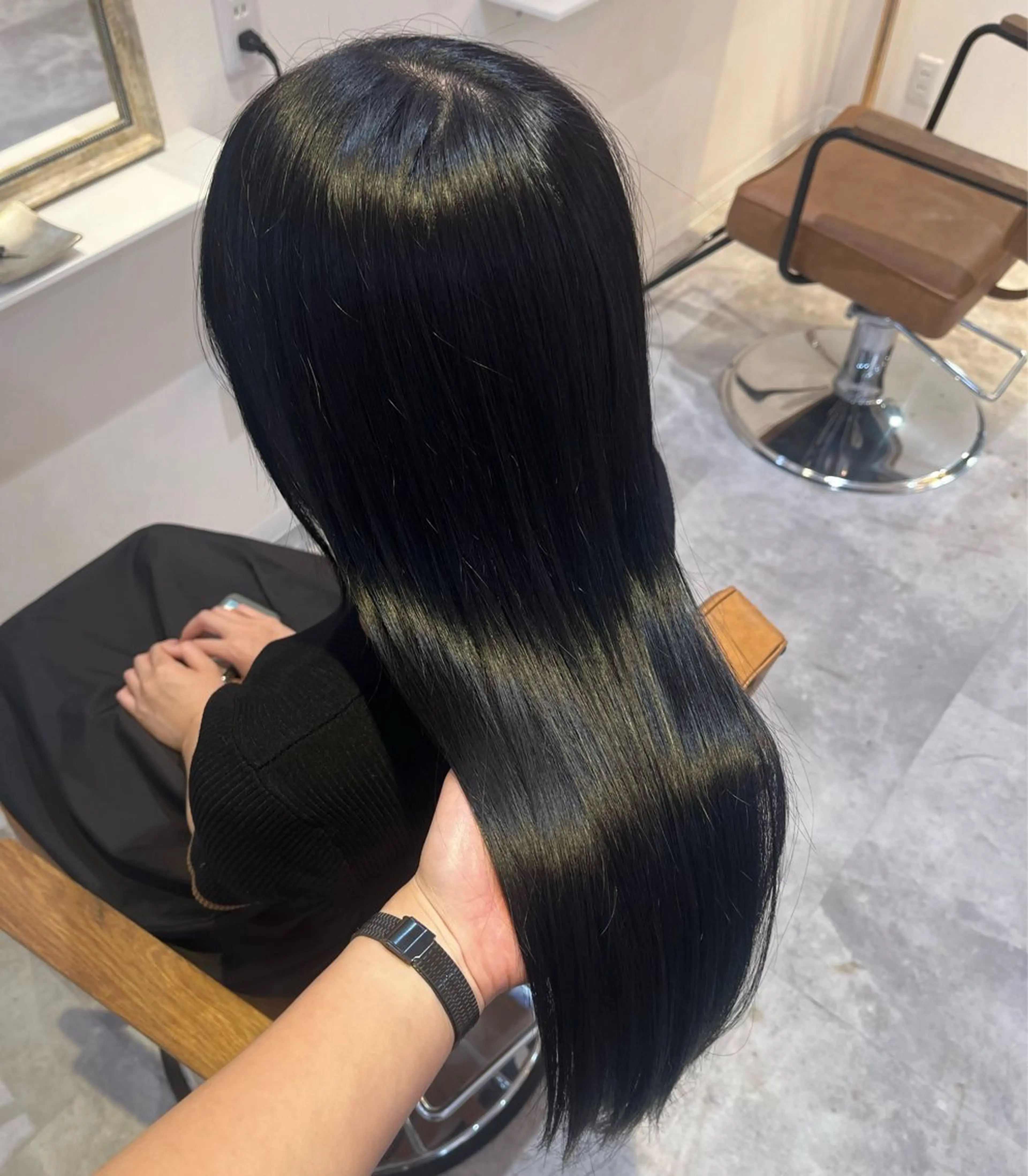 ロング カラー ヘアカラー トリートメント 梅田/髪質改善カラー ❄︎ mikiのヘアスタイル