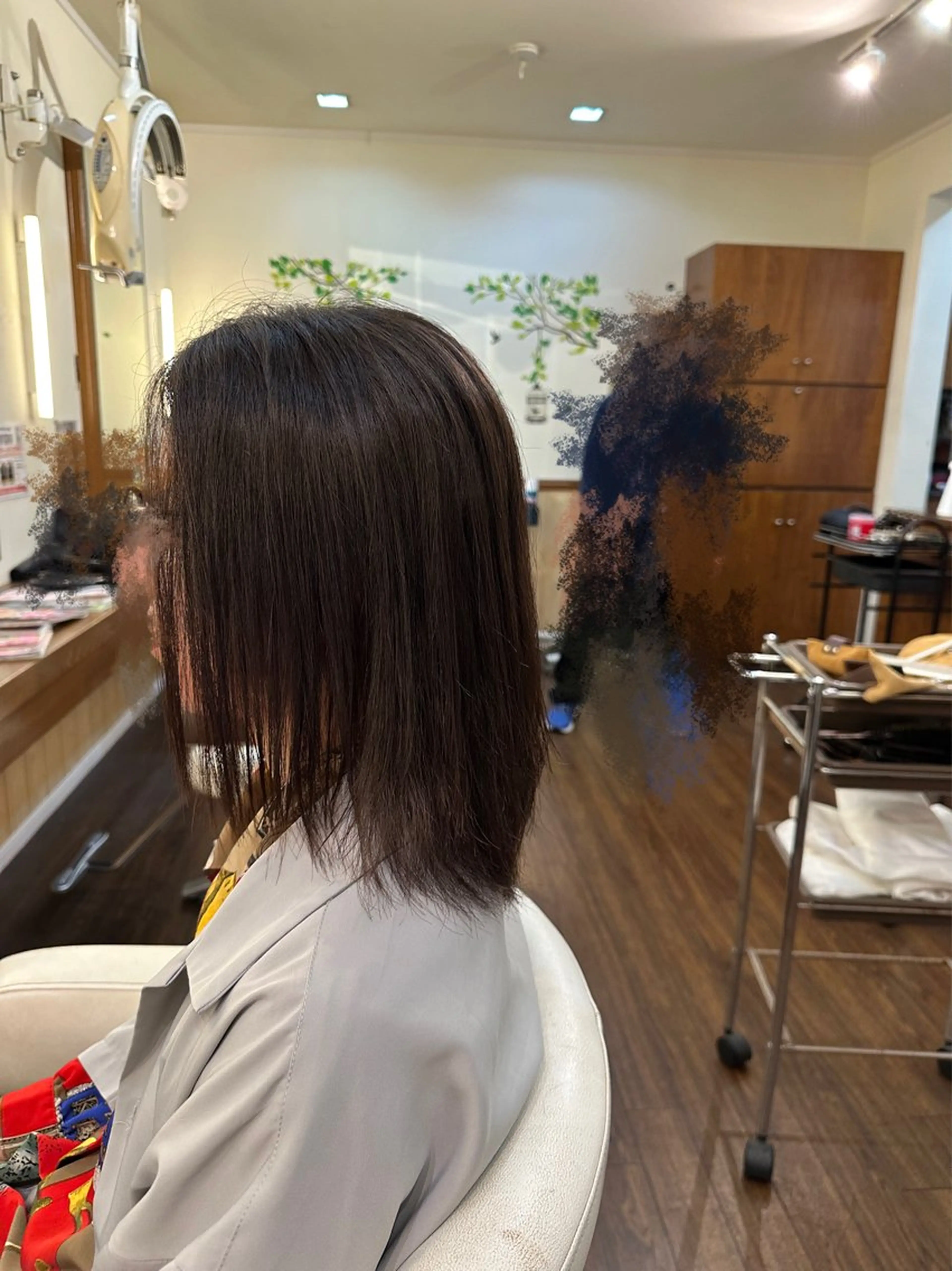 ミディアム メンズ 縮毛矯正 BAROA中村橋所属・濱野 黎士のヘアスタイル