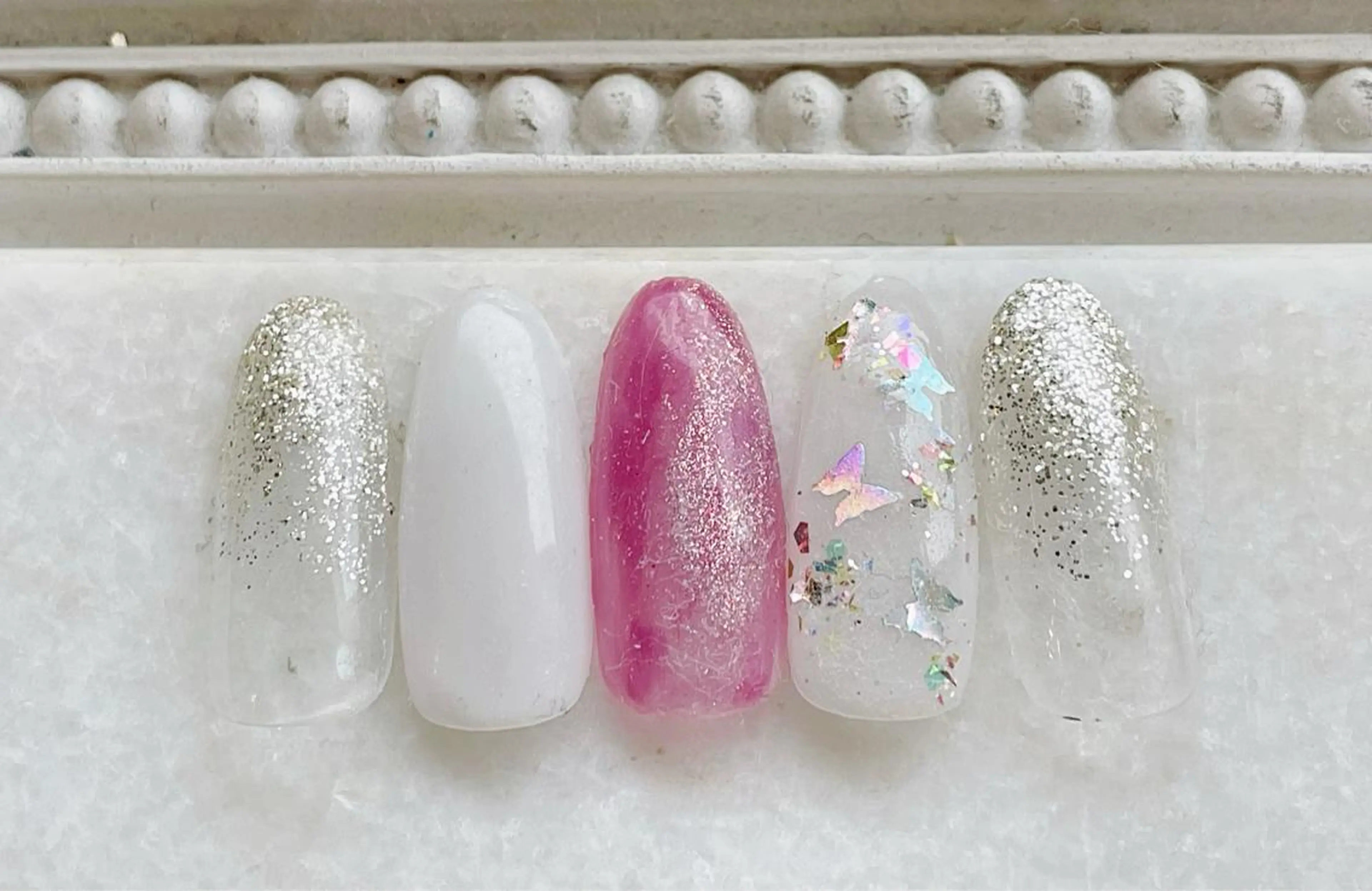 ネイル ジェルネイル パラジェル シンプルネイル ハンドネイル Satomi  のネイルデザイン