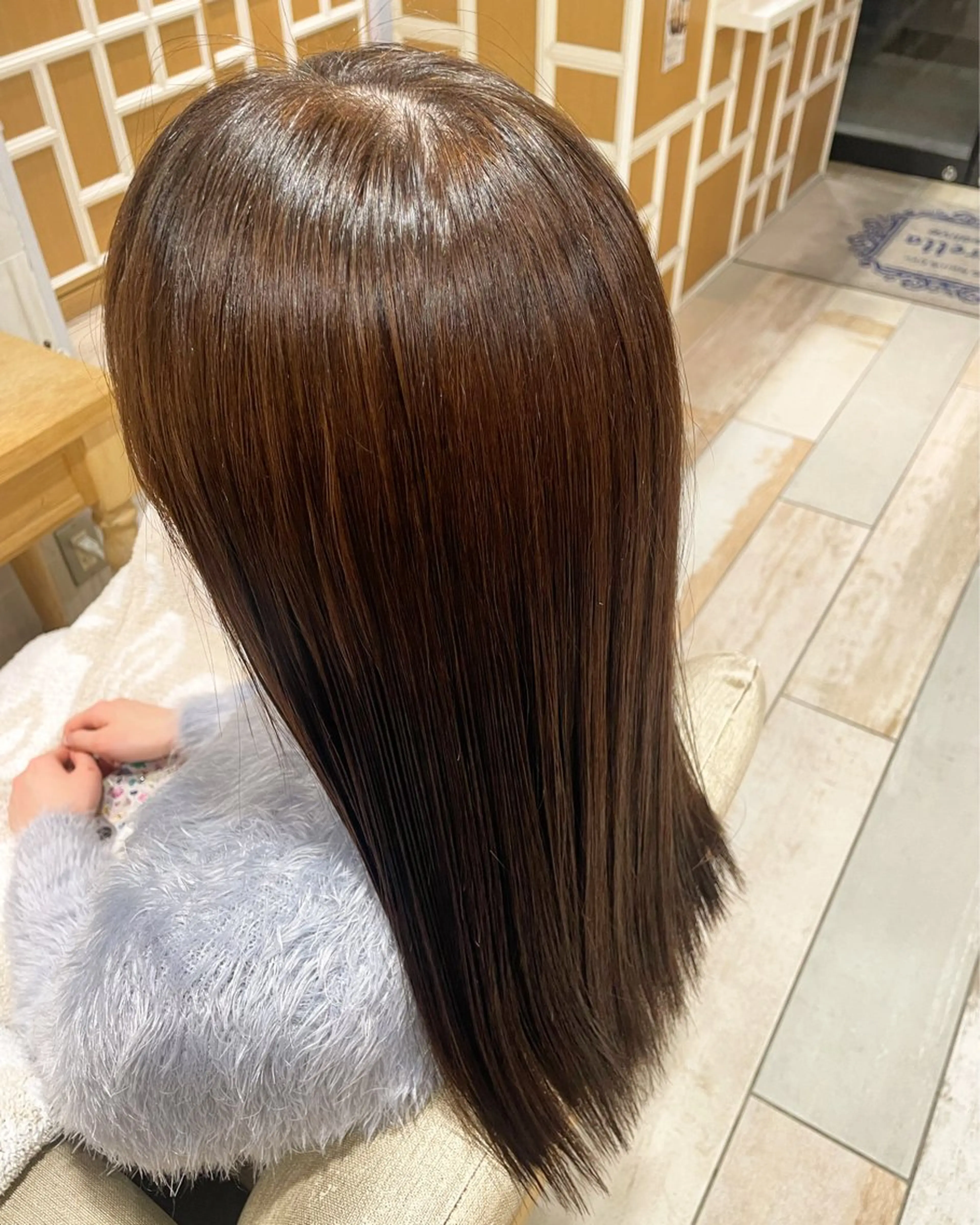 ロング カラー 縮毛矯正 小柳 夏美のヘアスタイル