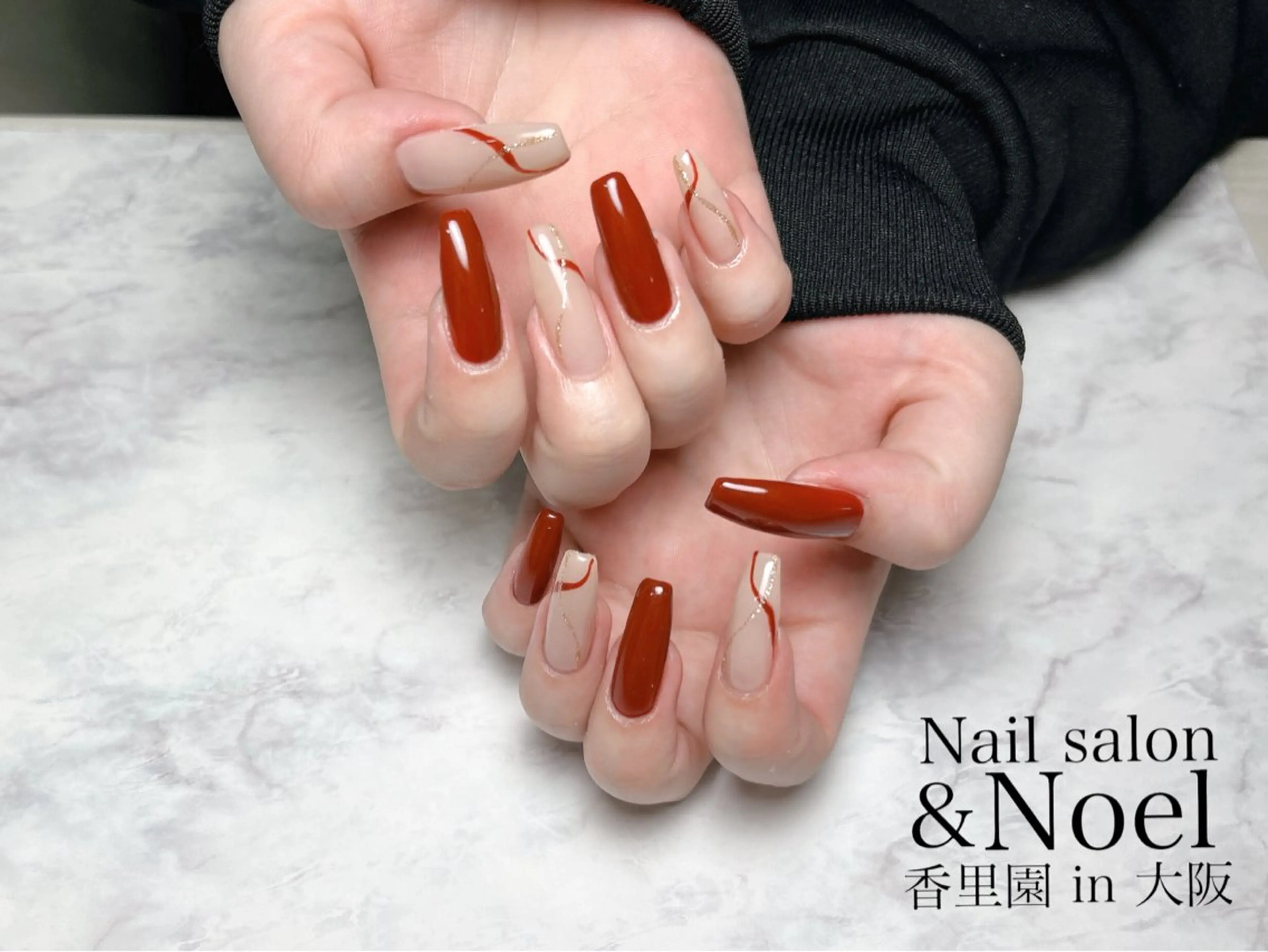 ネイル ハンドネイル Nailsalon  &Noel所属・もも 🍑のネイルデザイン