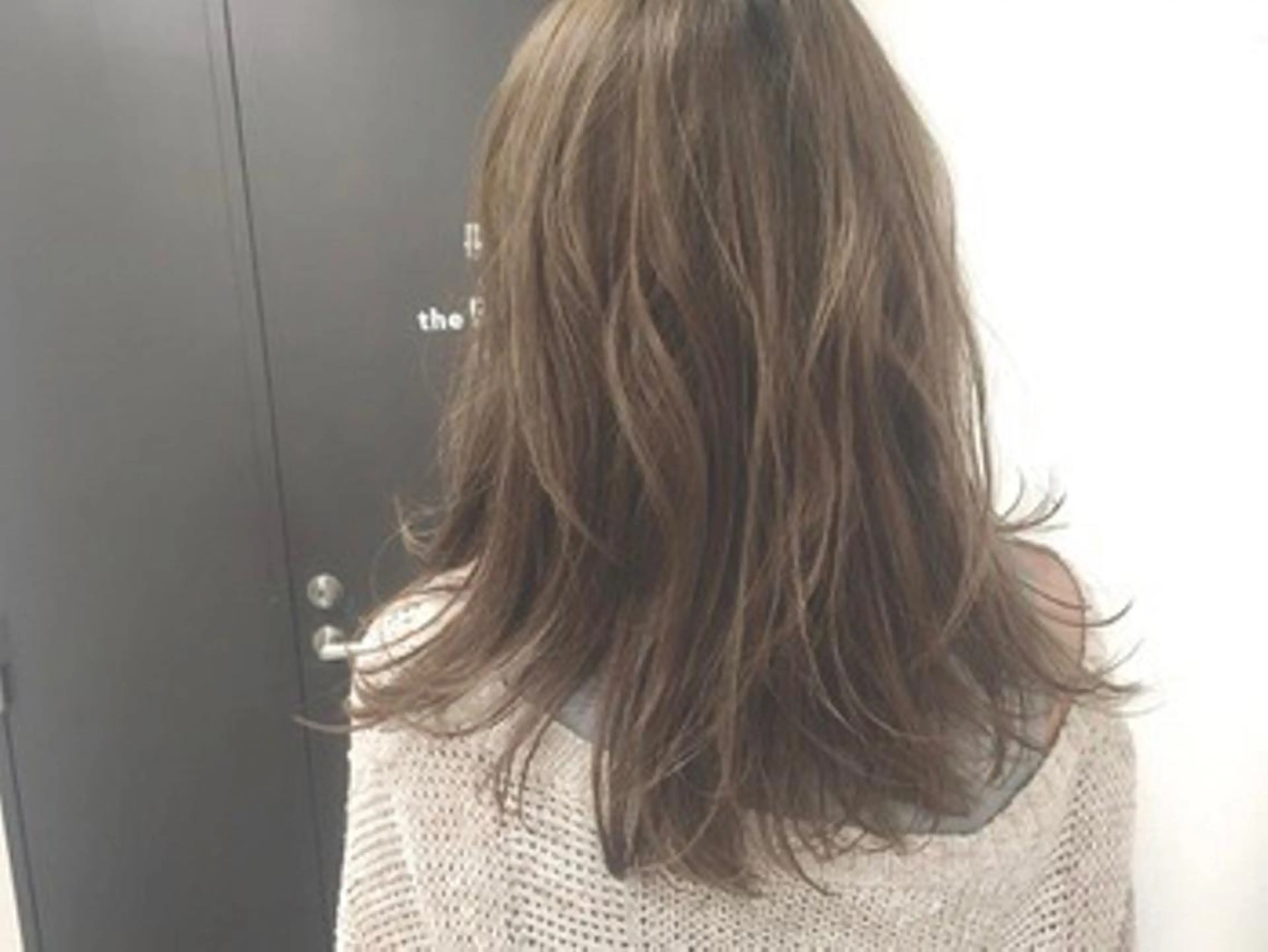 セミロング 外国人風カラー ハイライト the BRIDGE hair salonのヘアスタイル