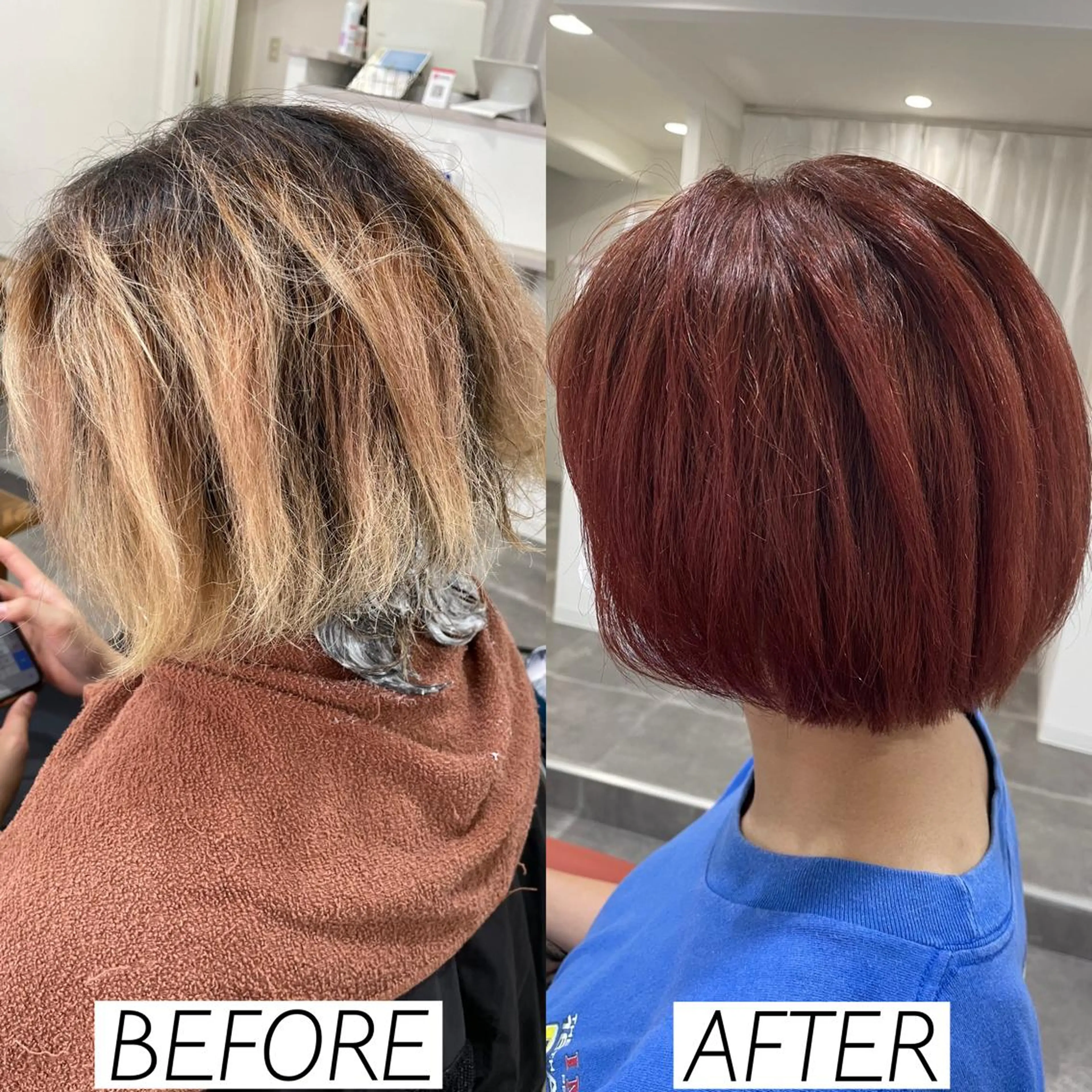 ショート カラー ブラウンカラー カット ヘアカラー トリートメント 森田 一平のヘアスタイル