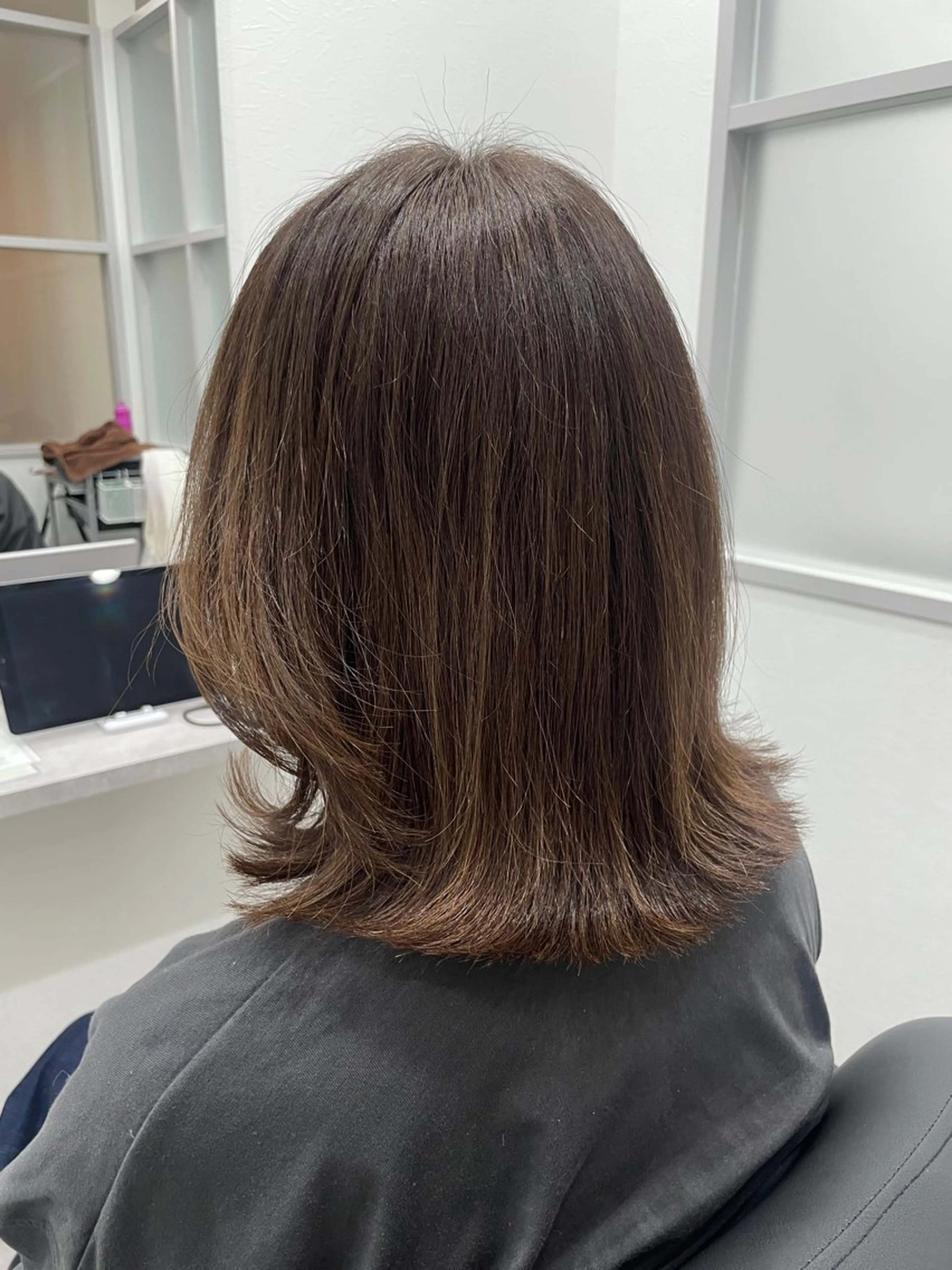 ミディアム カラー ヘアカラー 髪質改善🌸 loki/板坂朋香のヘアスタイル