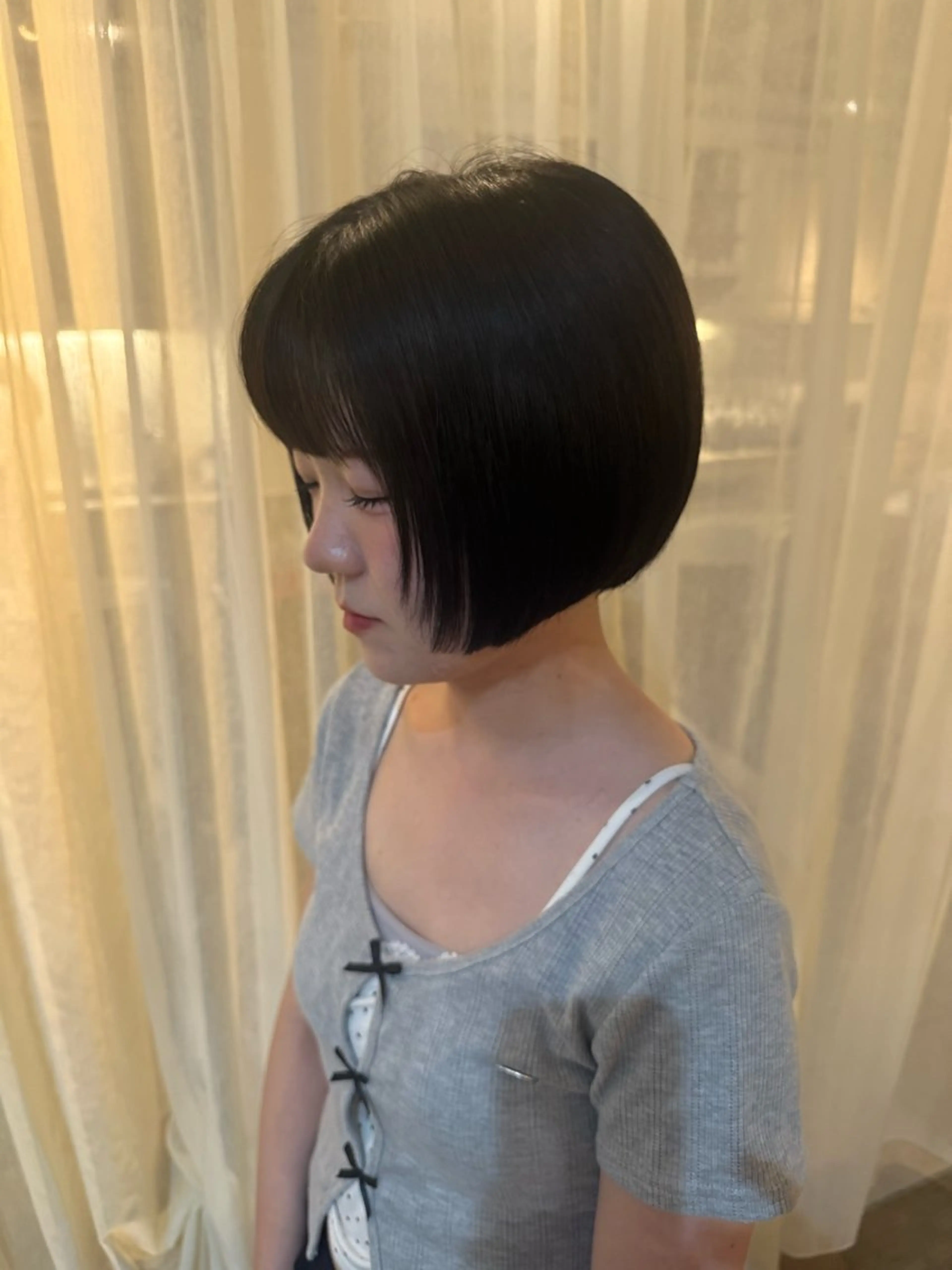 ショート replay所属・藤原 百花のヘアスタイル
