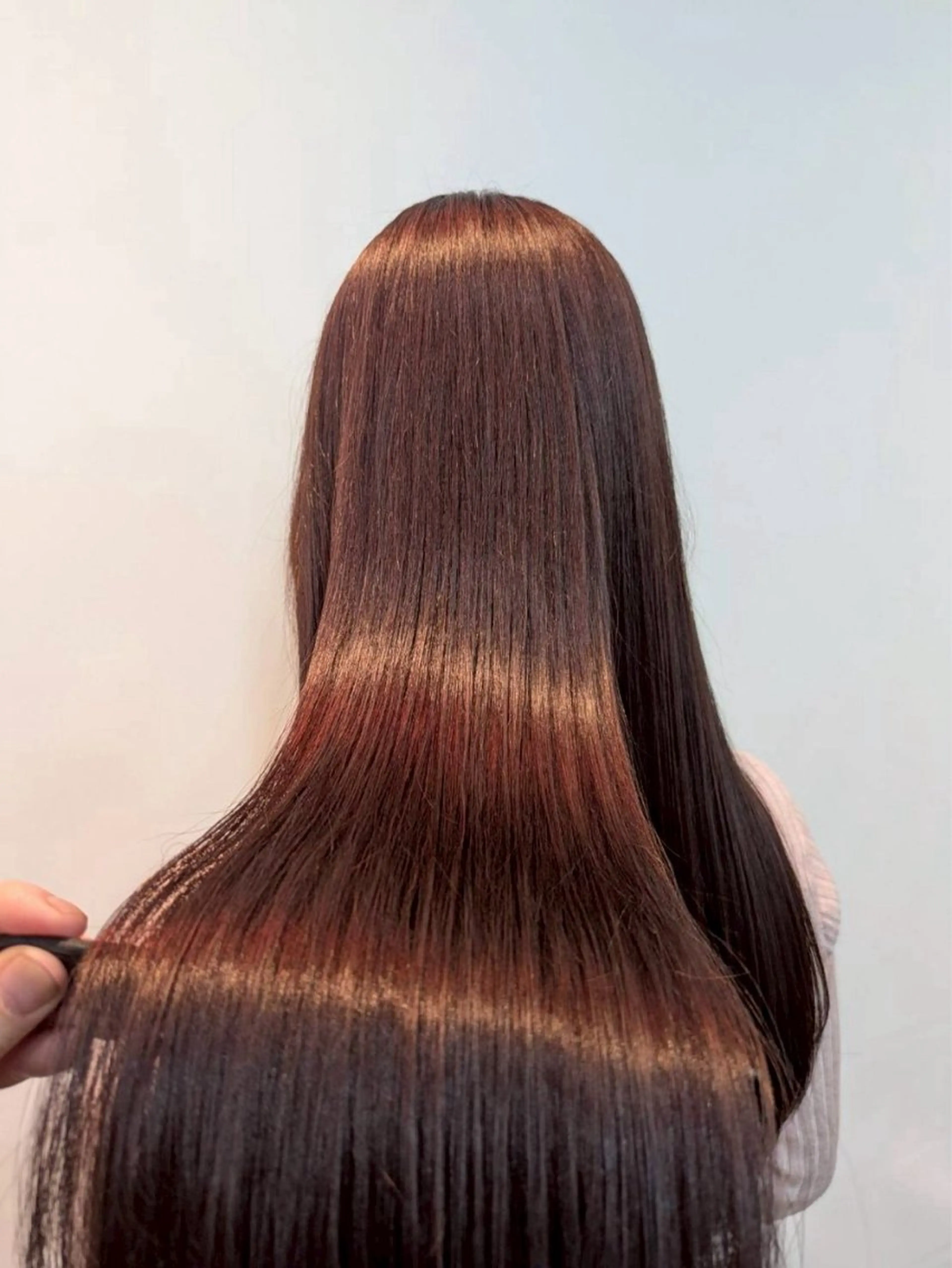 ロング カラー ヘアカラー トリートメント ヘッドスパ 髪質改善 UN BLEACHのヘアスタイル