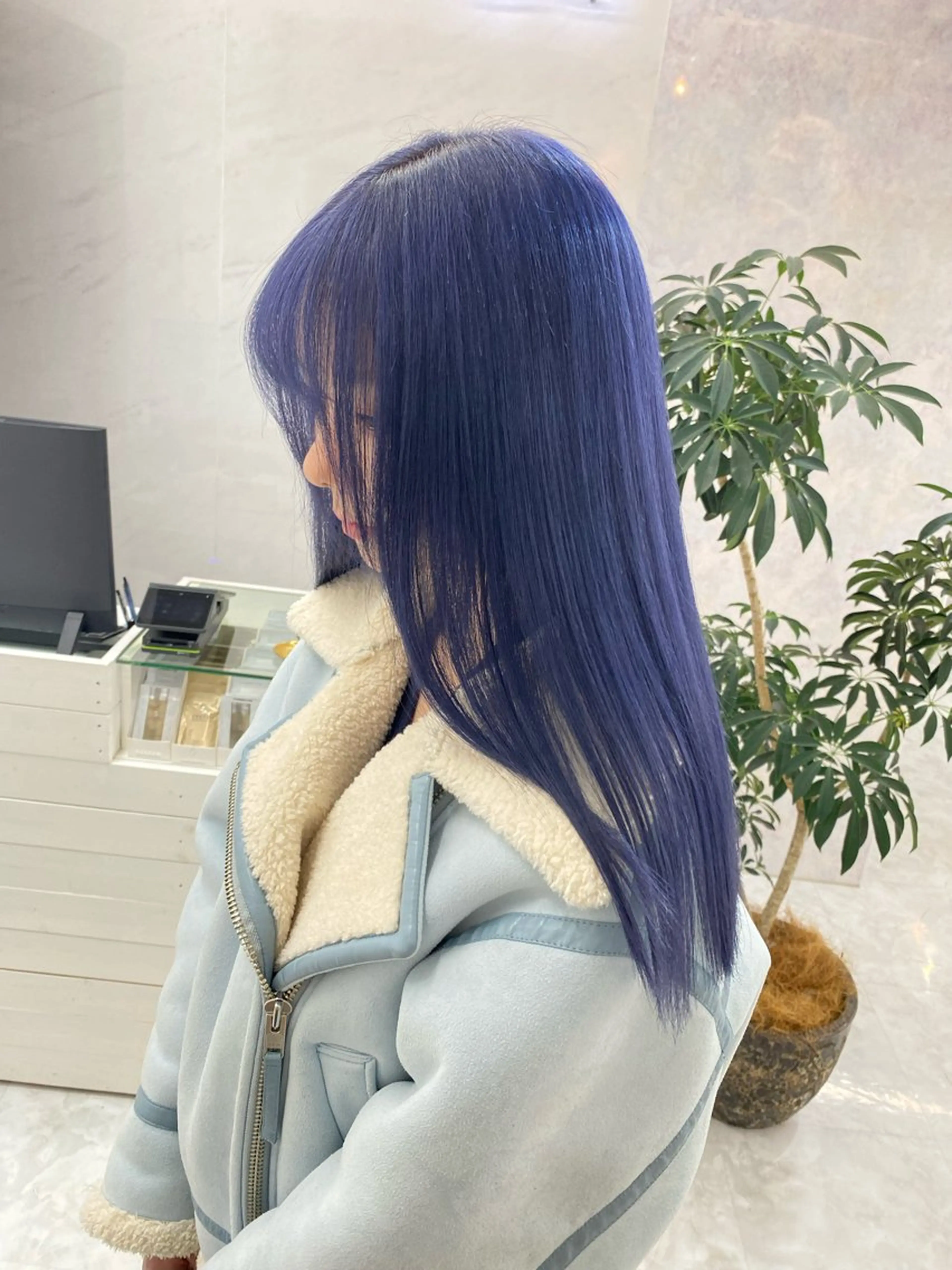 ロング カラー ヘアアレンジ ヘアカラー トリートメント ヘアセット 🎀韓国ヘア🎀 𝐬𝐚𝐫𝐚🎀のヘアスタイル
