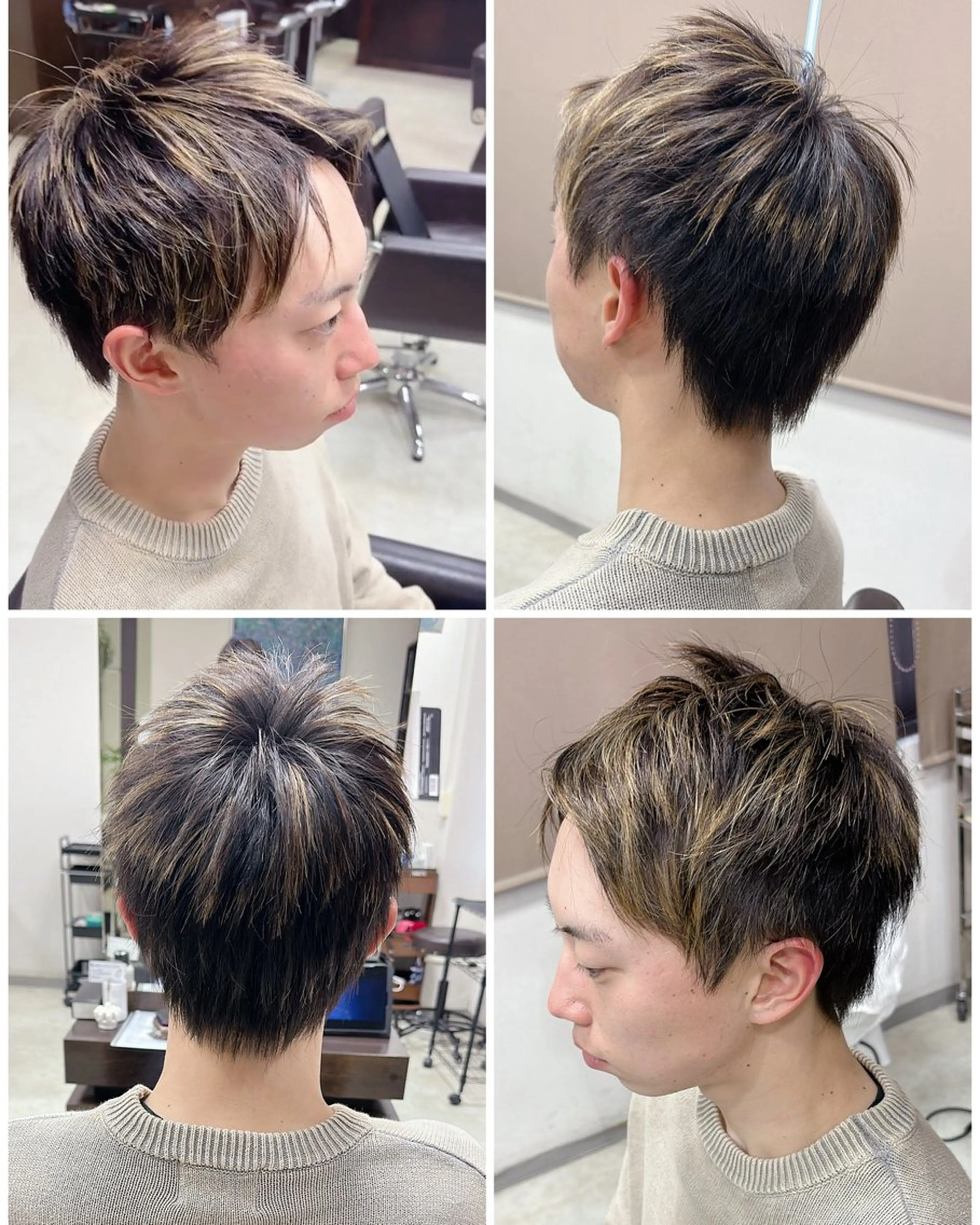 ショート メンズ カット 中島 剛のヘアスタイル