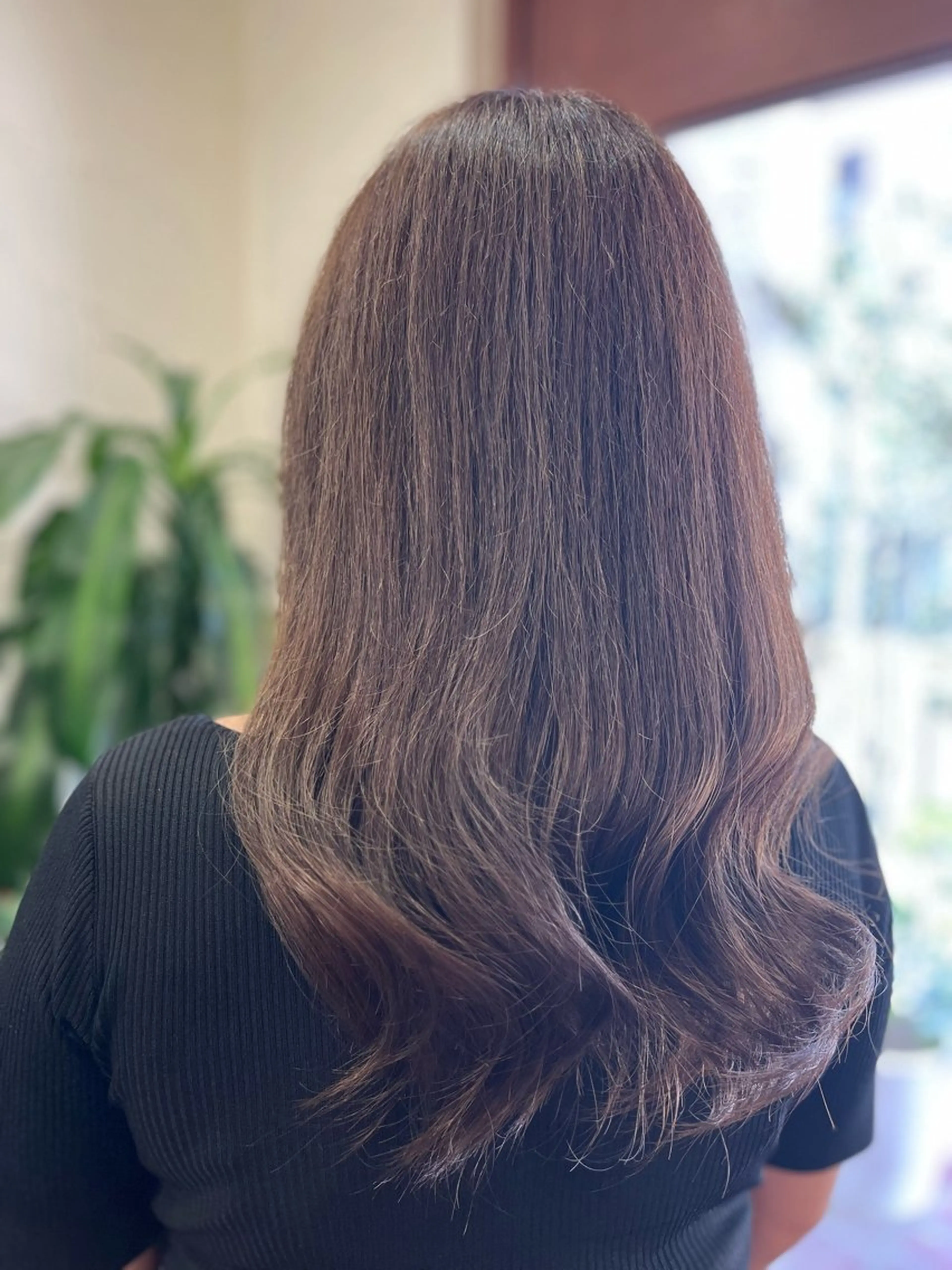 ロング カラー ヘアカラー トリートメント ヘッドスパ 💖 ぴんくぼぶの人 💖西田ゆうなのヘアスタイル