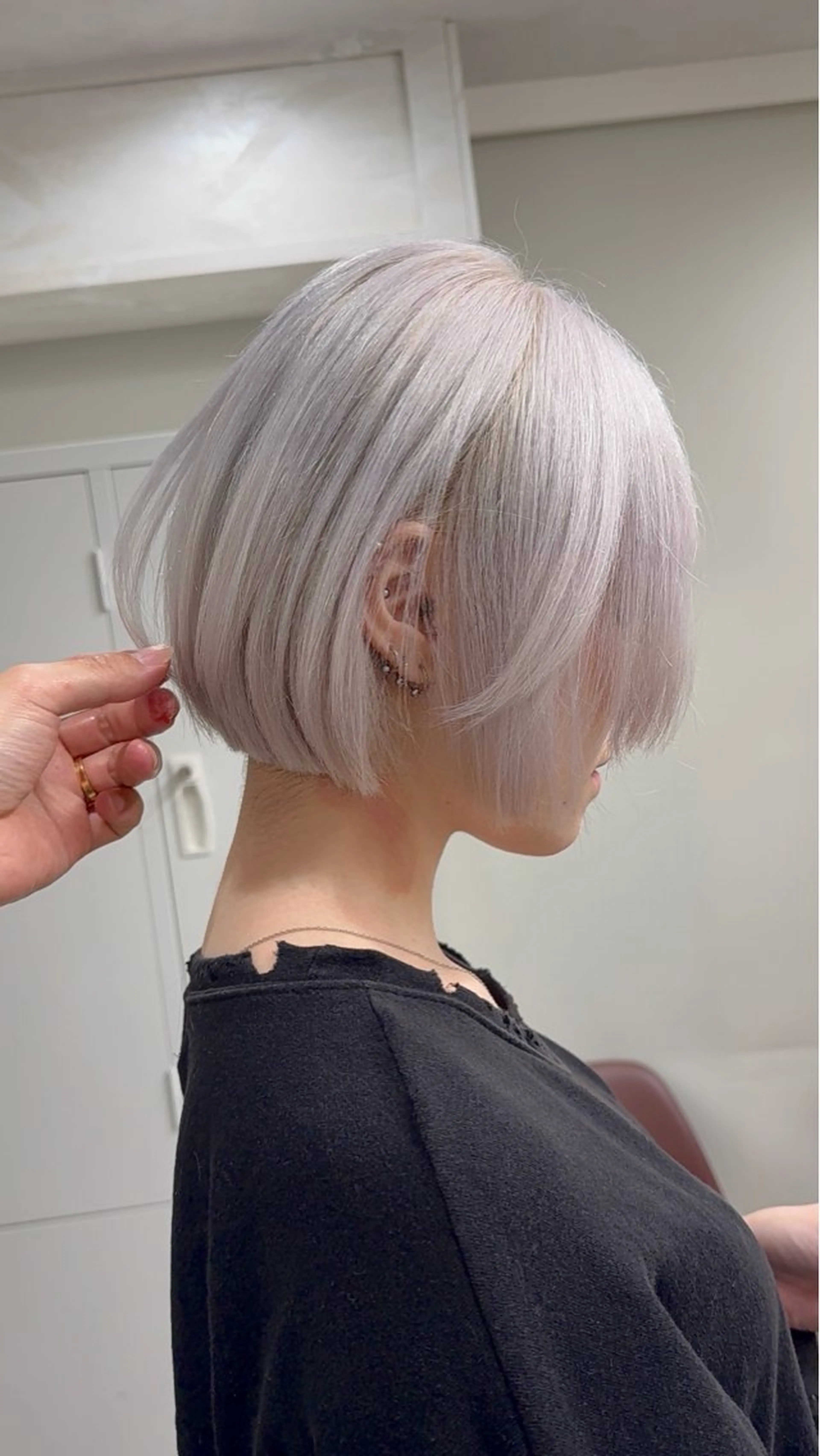ショート ボブ カット ヘアカラー ブリーチ指名🥇/ ボブ/HISAKIのヘアスタイル
