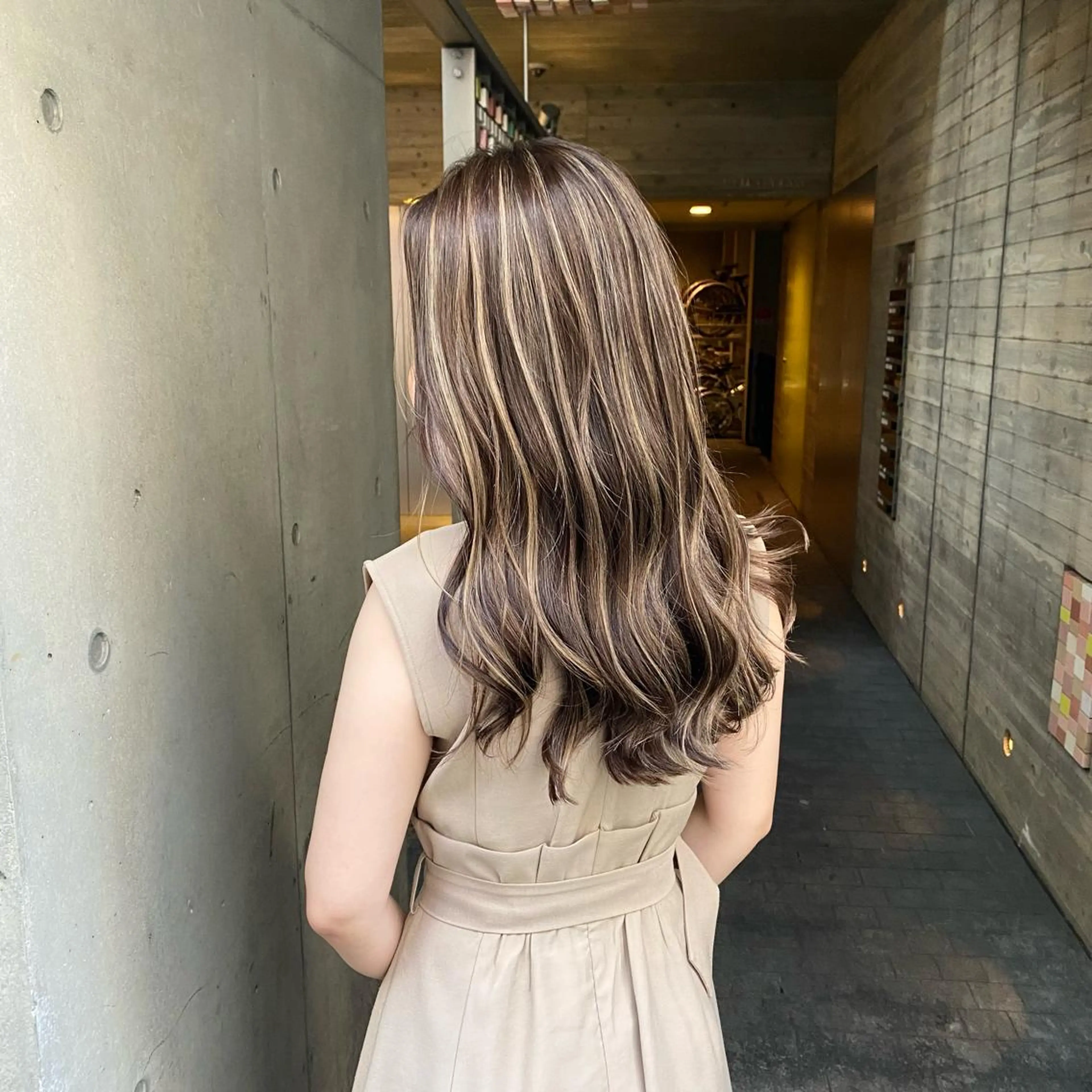 ロング カラー ヘアアレンジ ハイライトカラー ハイライト カット ヘアカラー ハイライト／髪質改善 裕樹のヘアスタイル