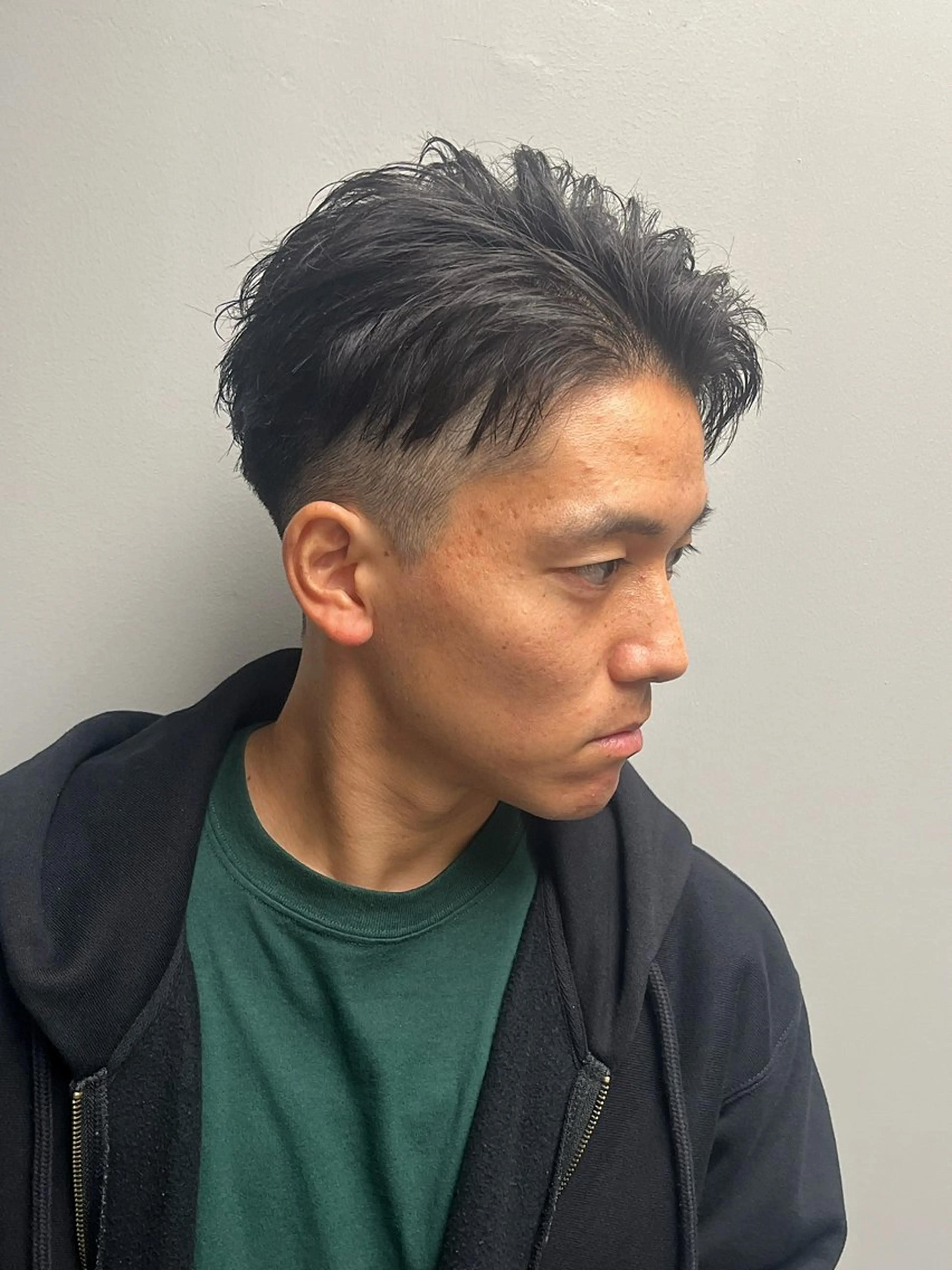 ショート メンズ カット AXIS share salon所属・【メンズ専門】 【短髪パーマ】ひかるのヘアスタイル