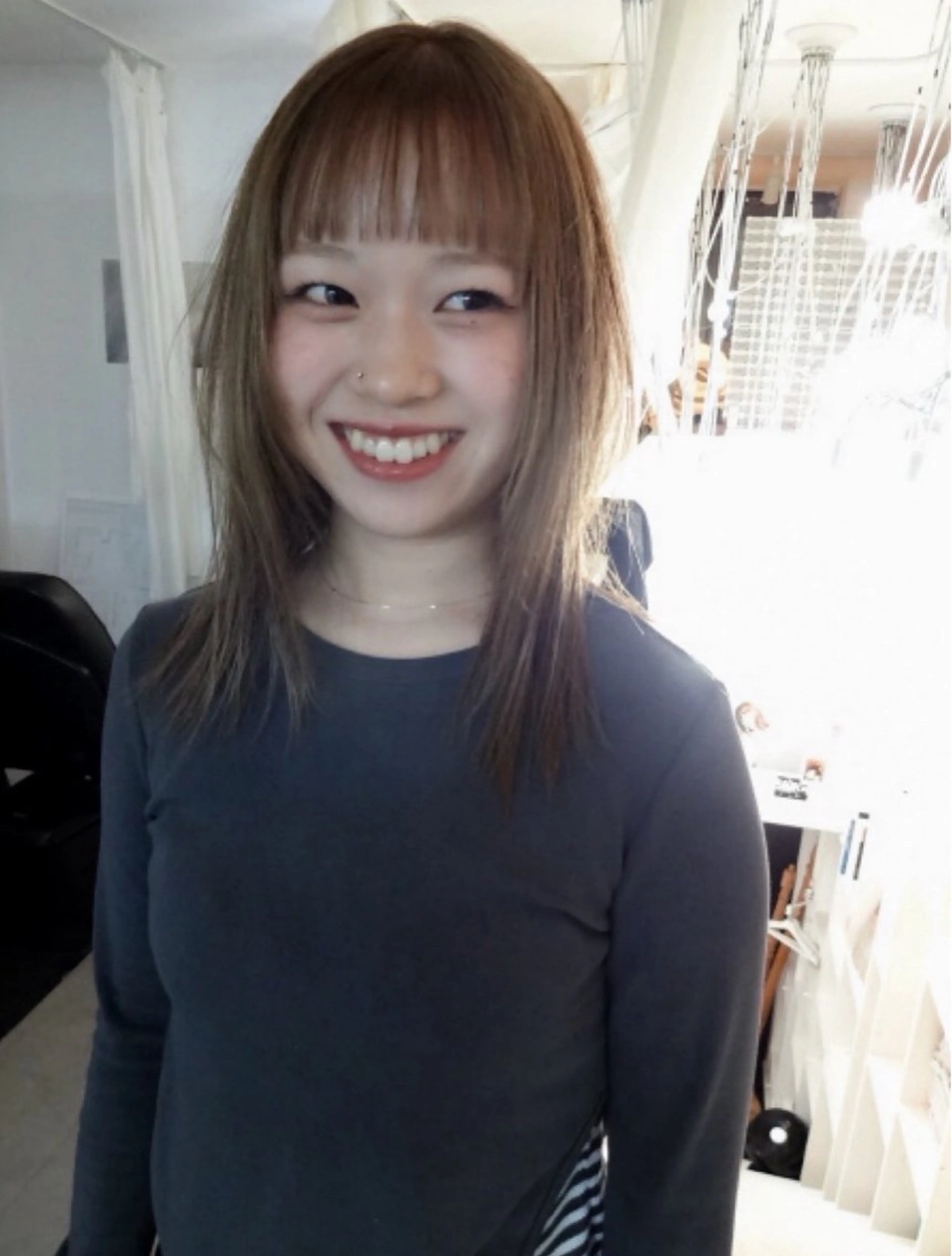 ミディアム カラー 太田 妃香/岡崎美容室のヘアスタイル