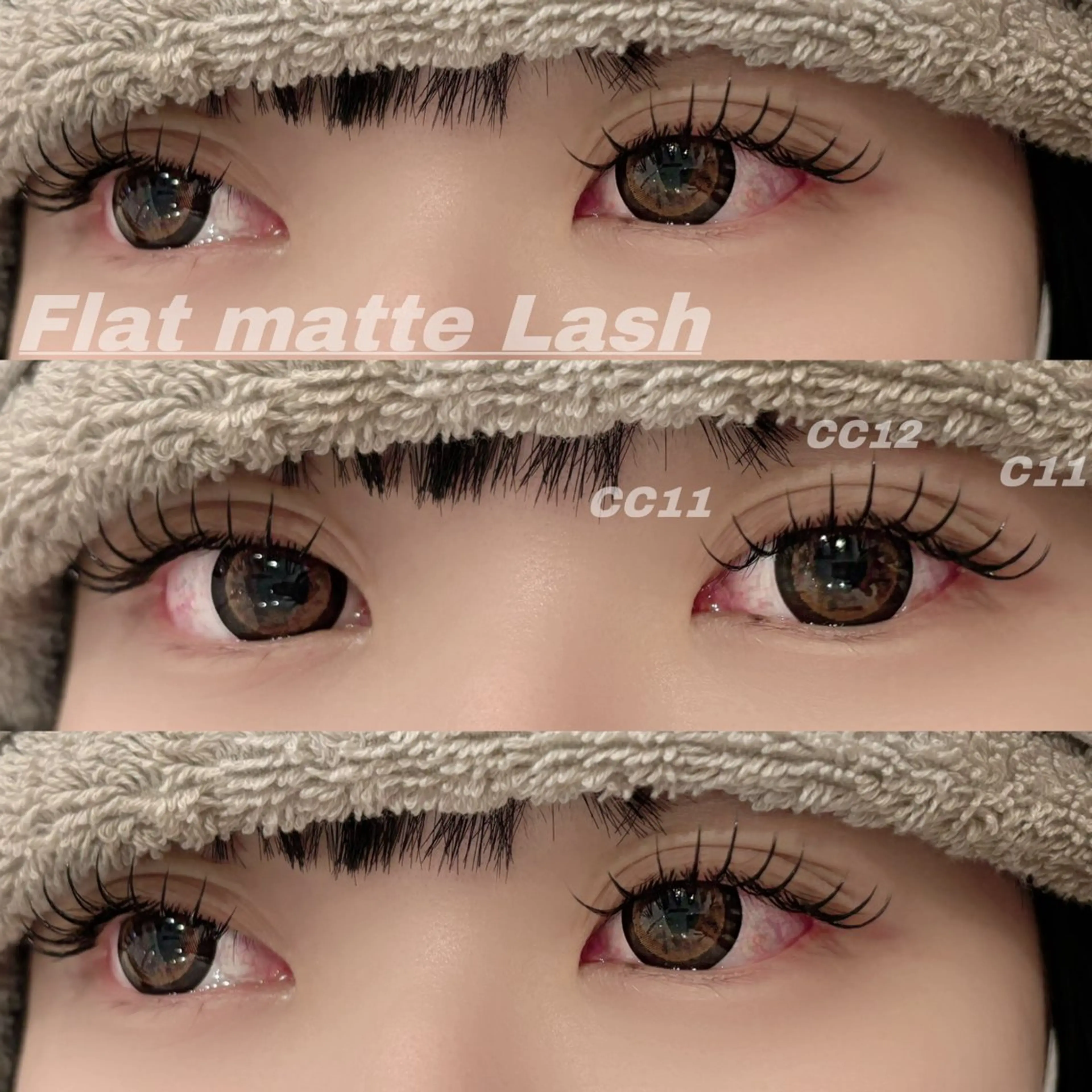マツエク・マツパ 束感まつ毛 CCカール Cカール フラットラッシュ Eye ELSA lash栄店 長沼の眉毛・アイブロウイメージ