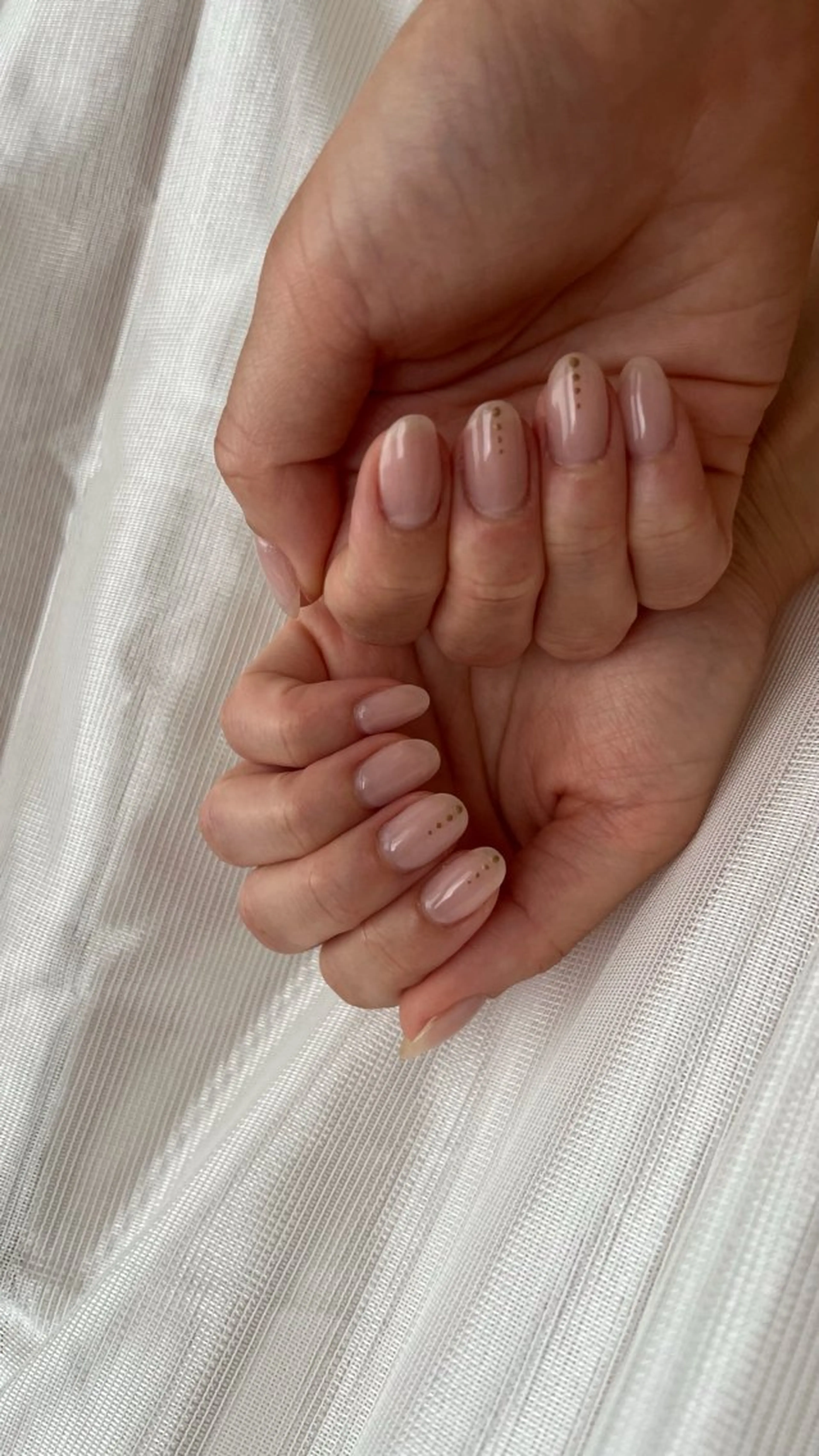 ネイル オフィスネイル シンプルネイル パラジェル登録サロン N°nail 立川のネイルデザイン