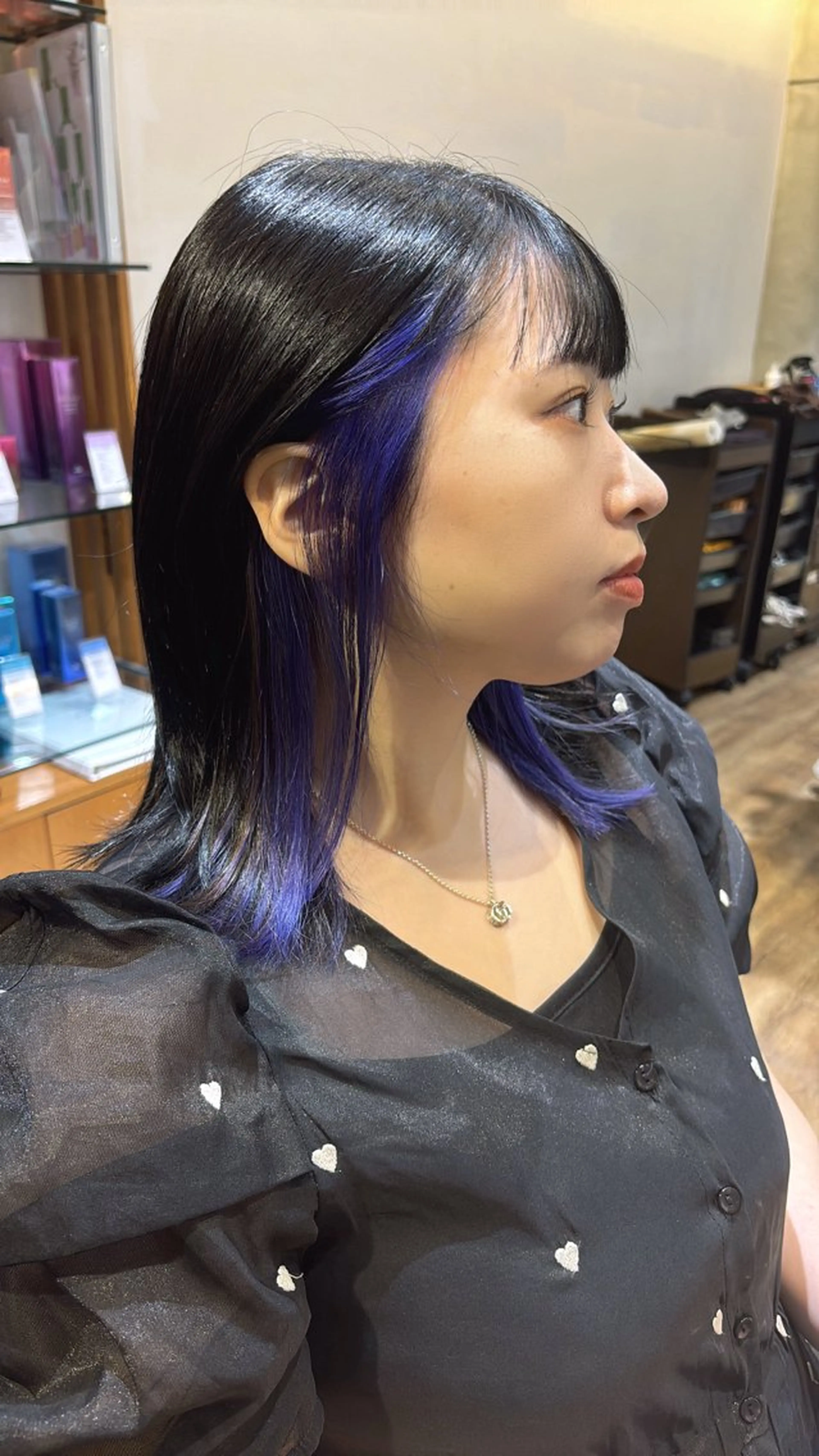 ミディアム カラー ayumi🦖/ ブリーチカラーのヘアスタイル