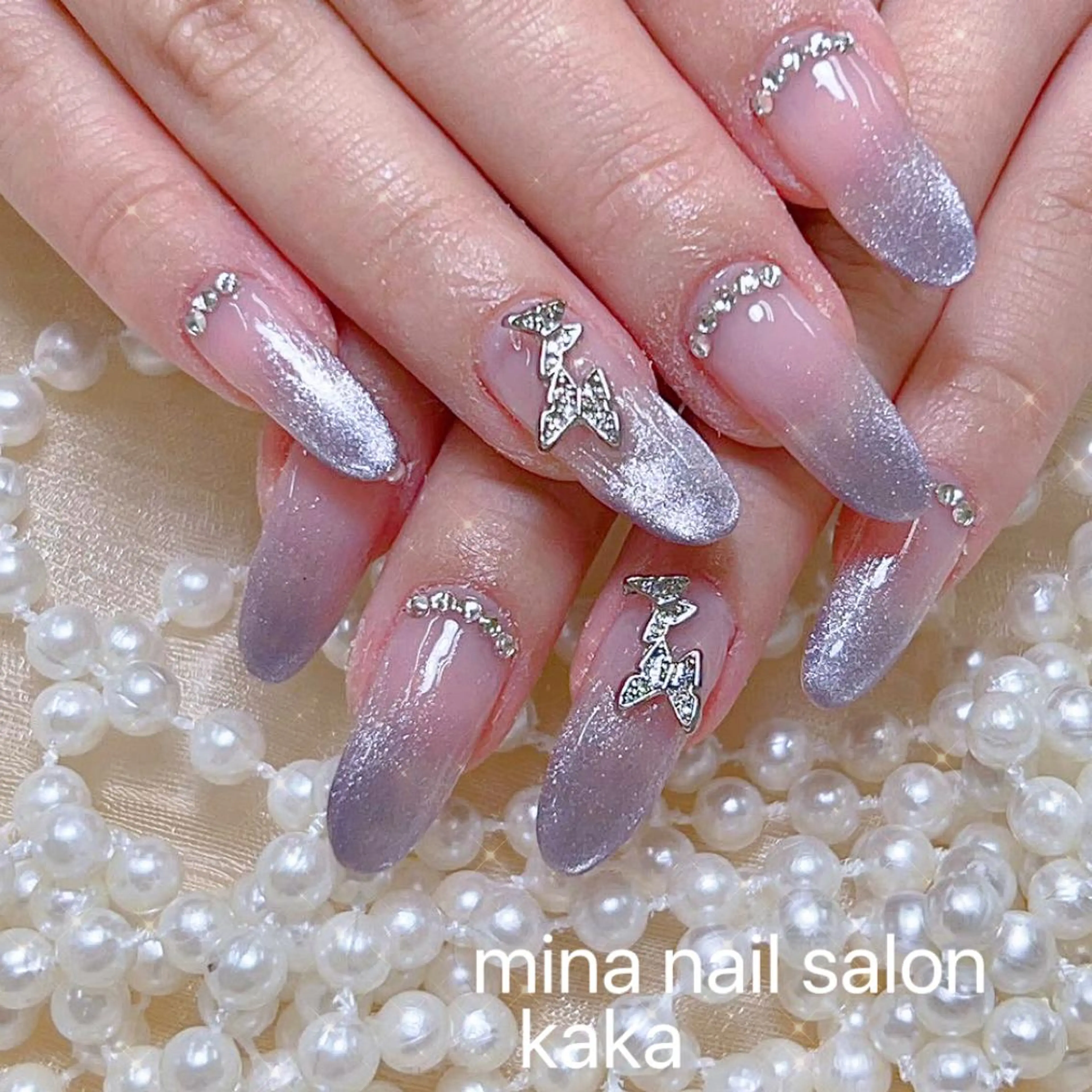 ネイル ハンドネイル Mina🧸 韓国風ネイル🎀のネイルデザイン