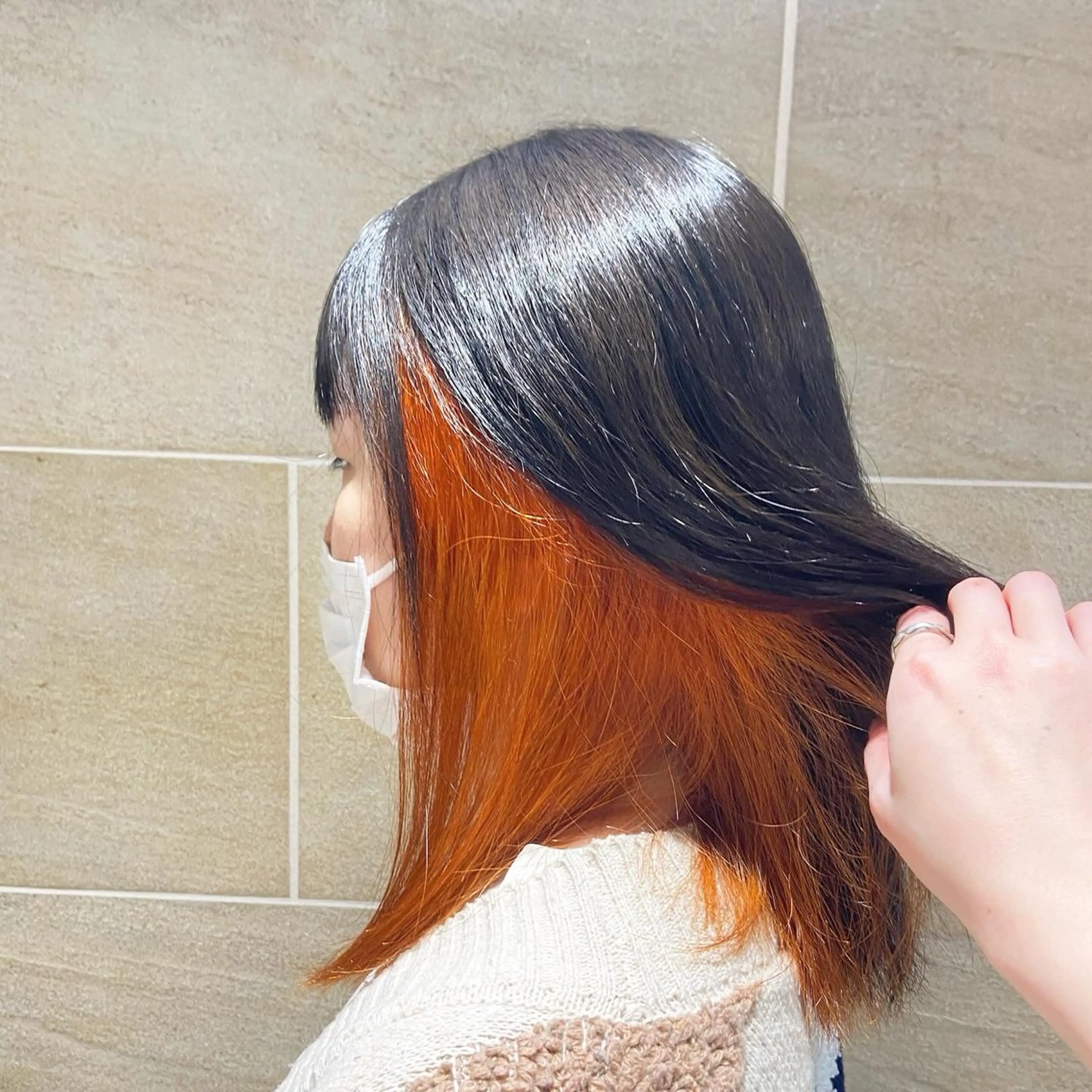 セミロング ヘアカラー hair＆make CIEL所属・武井 哉子のヘアスタイル
