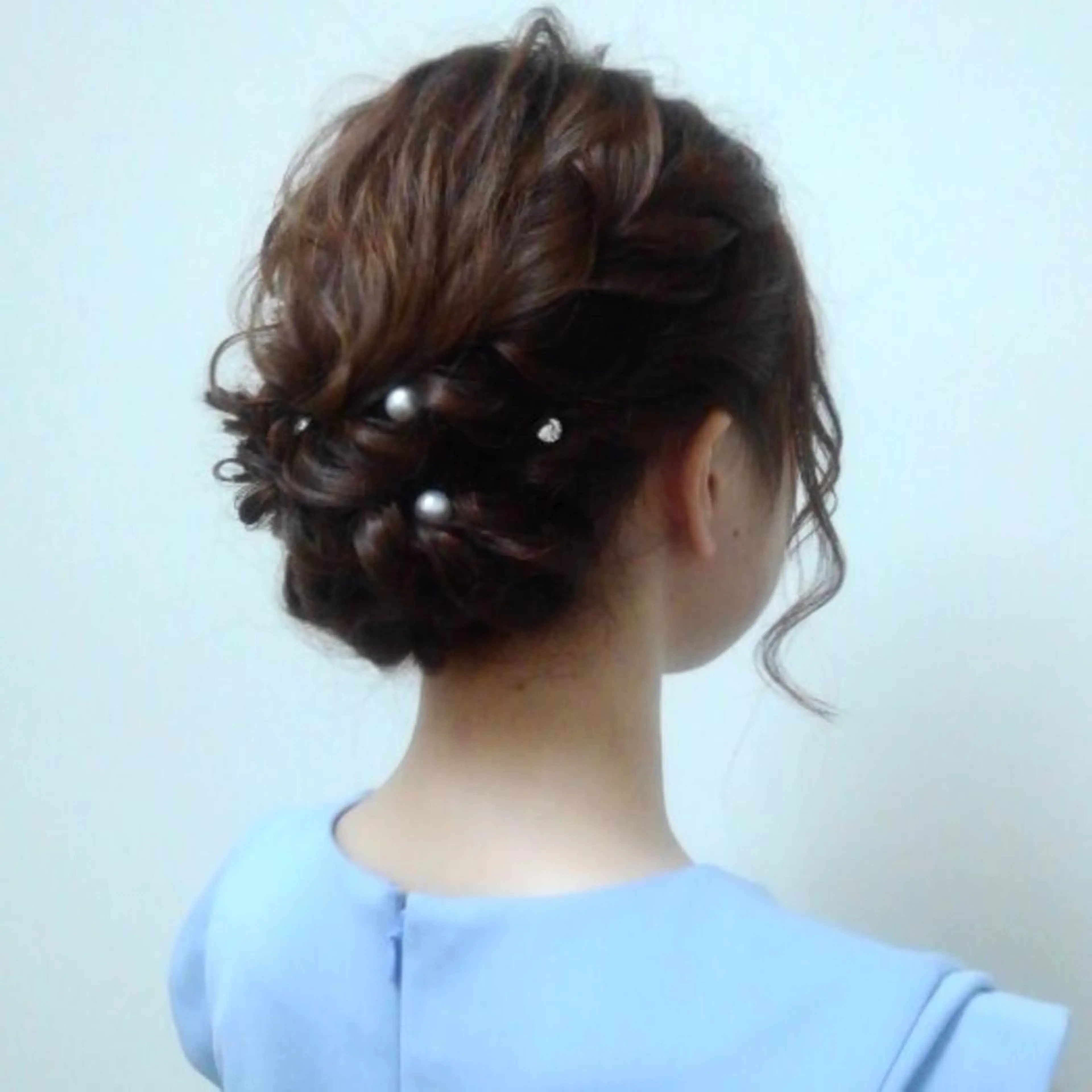 ミディアム ヘアアレンジ Hair&Make  Delight*のヘアスタイル