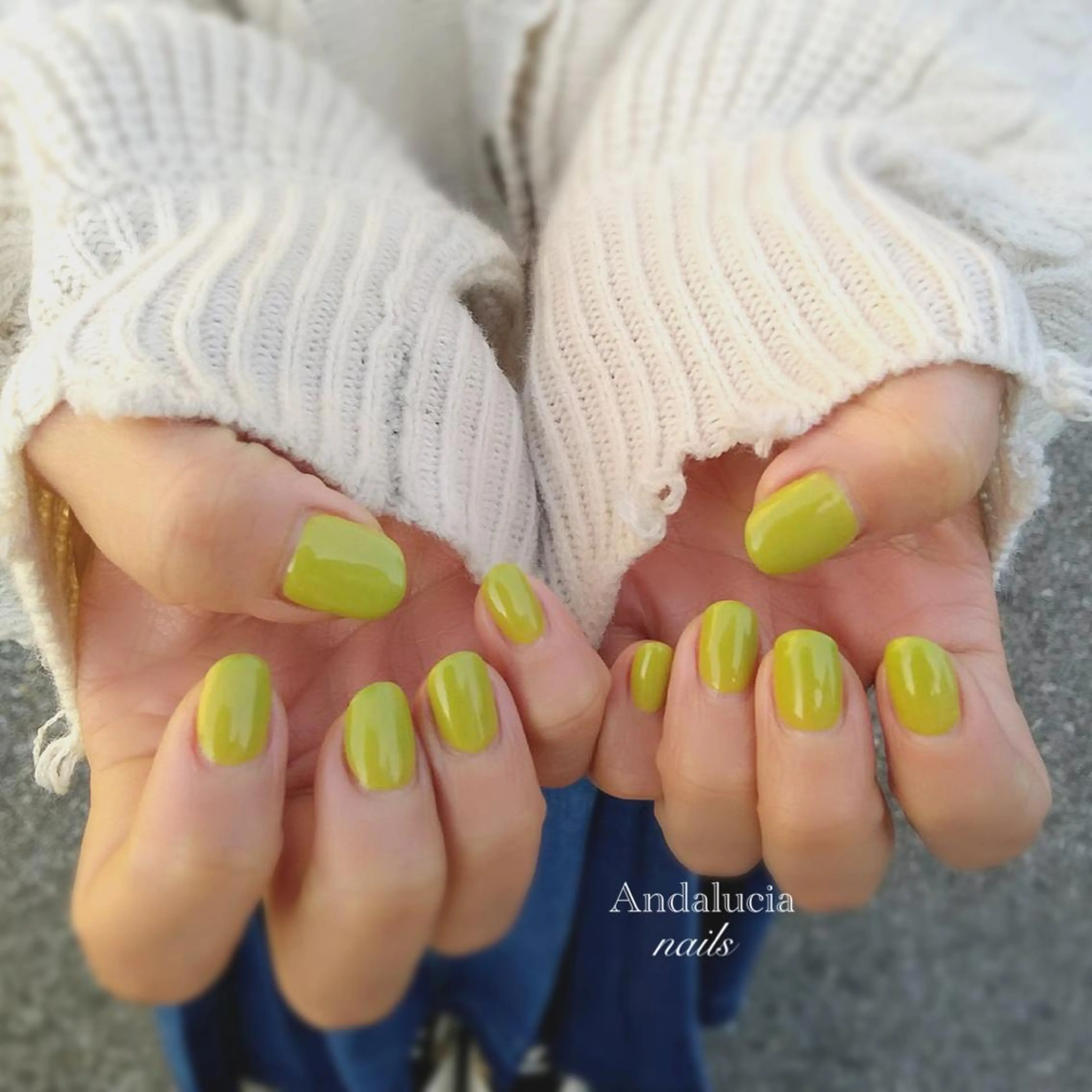 ネイル ピスタチオネイル ハンドネイル Andalucia nailsのネイルデザイン