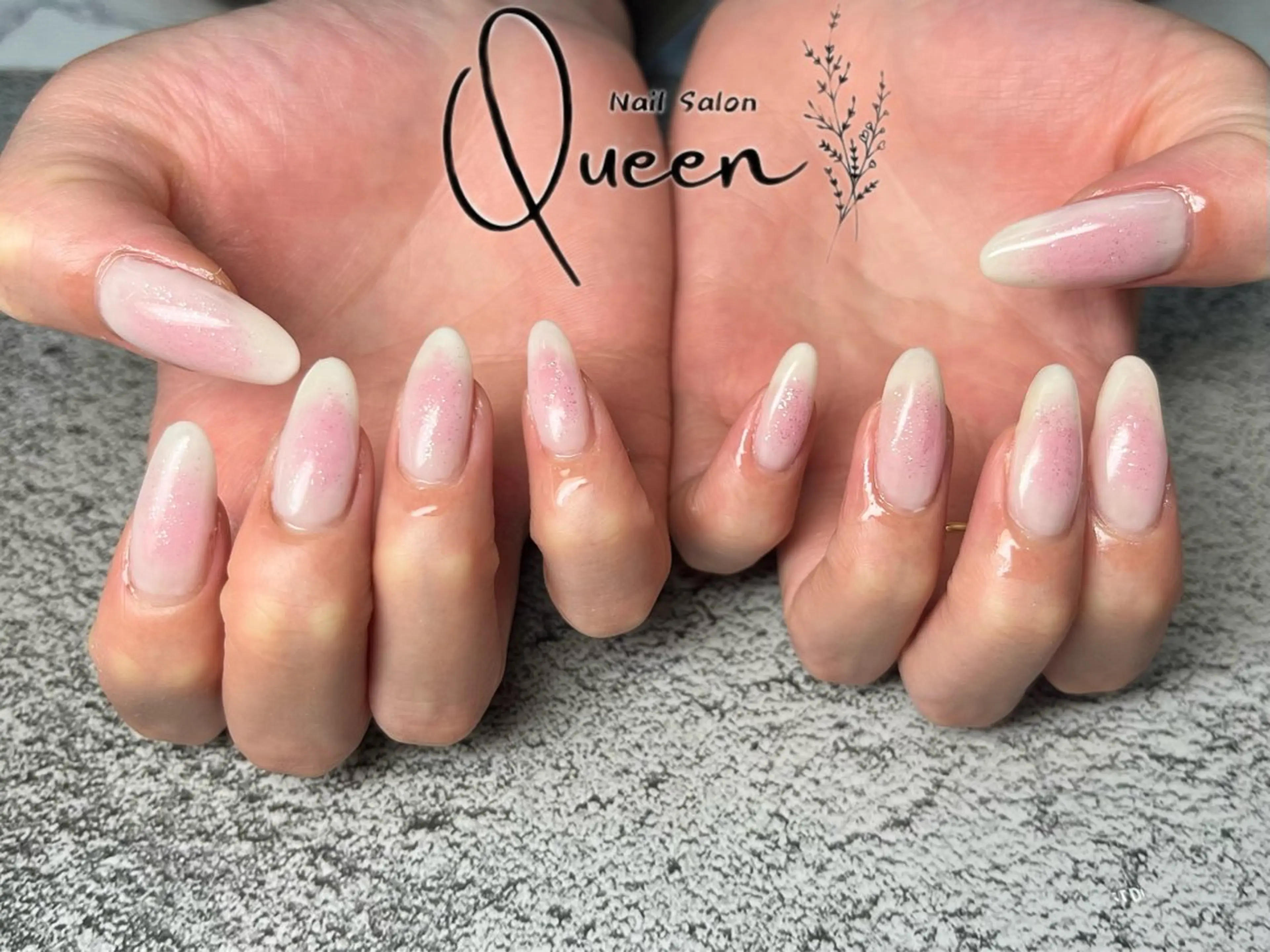 ネイル ハンドネイル Queen nail 北堀江 ASUKAのネイルデザイン