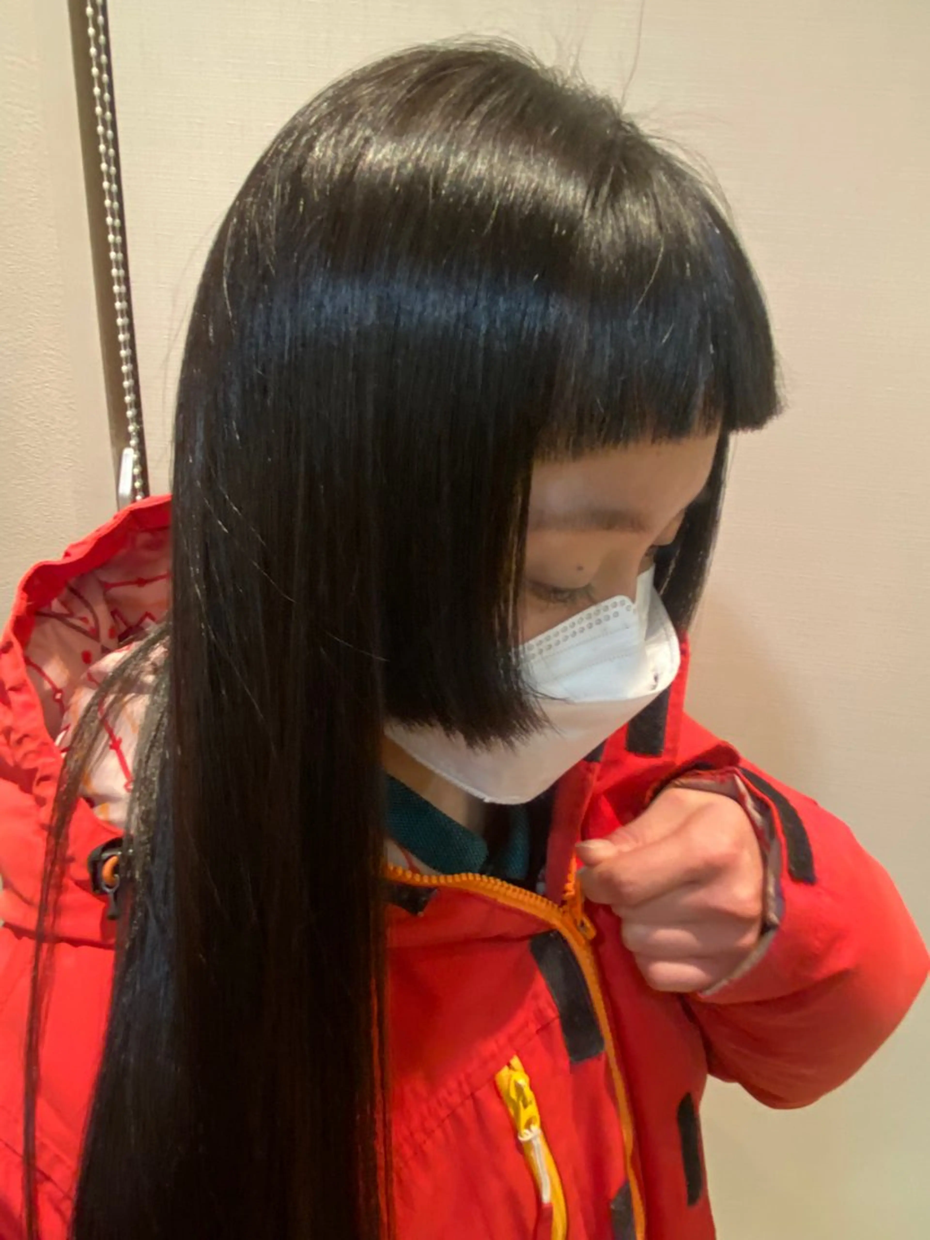 ロング 姫カット オン眉 sem所属・韓国風🚪似合わせ/ 髪質改善🤍ariのヘアスタイル