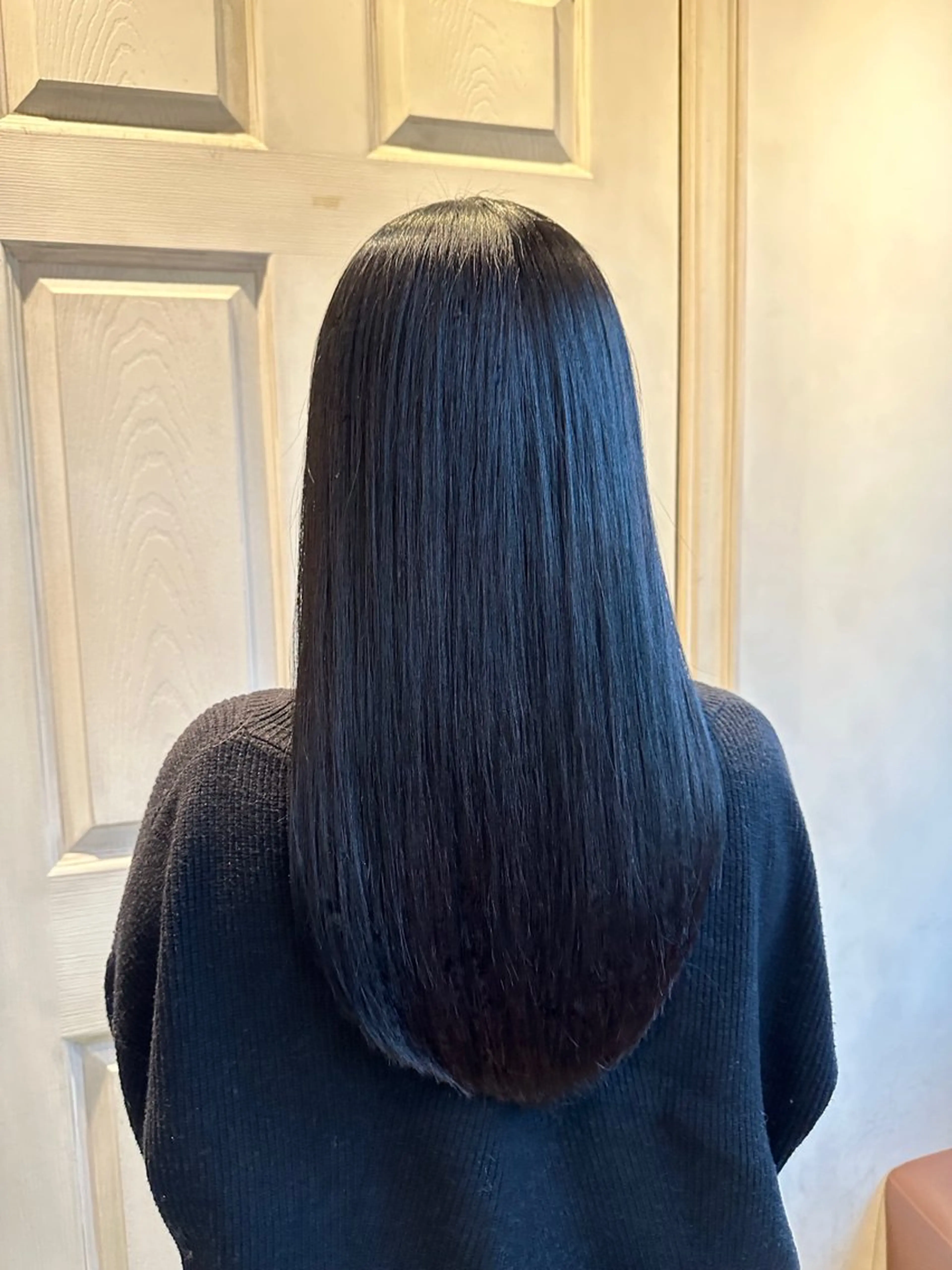 ロング 縮毛矯正 千 田のヘアスタイル