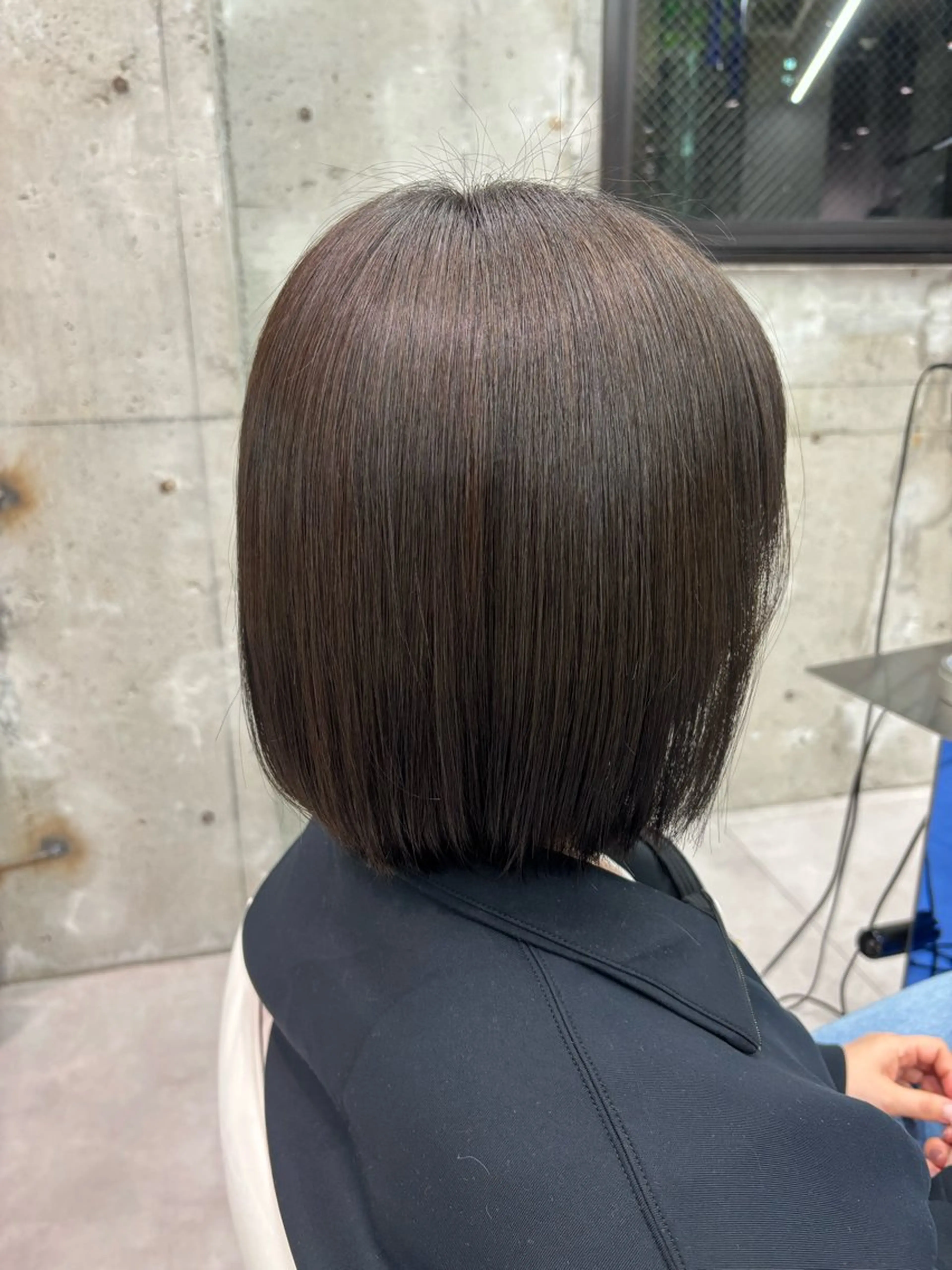 ミディアム カラー 松尾 莉玖のヘアスタイル